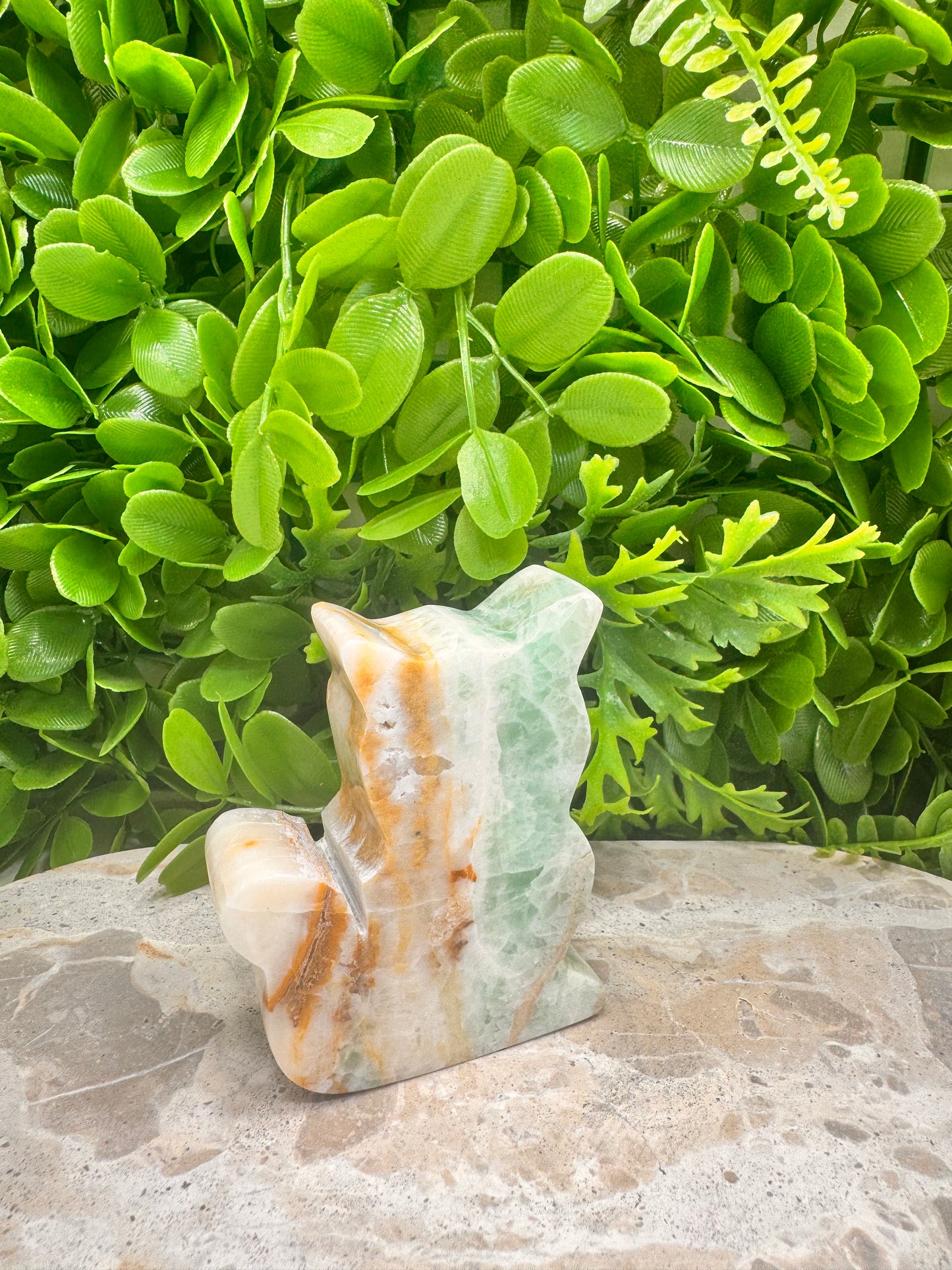 Green Ocean Calcite Cat 254g