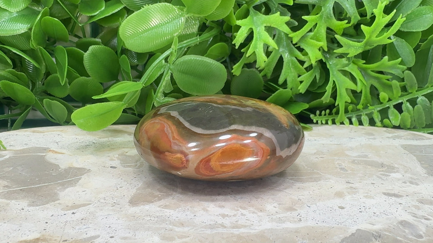 Polychrome Jasper Heart 136g
