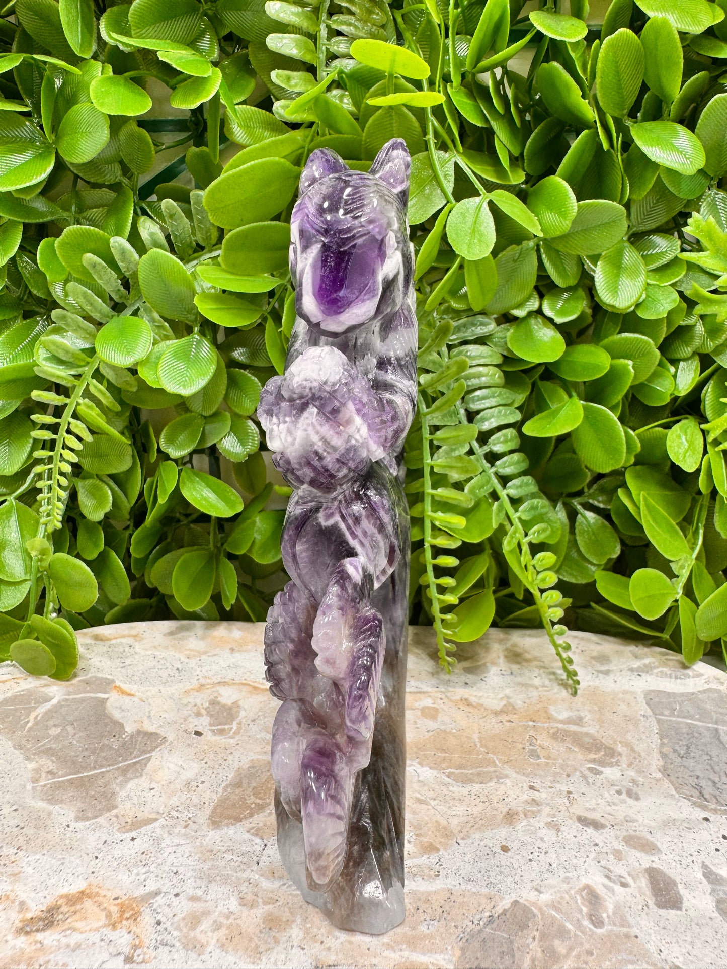 Chevron Amethyst Squirrel 608g