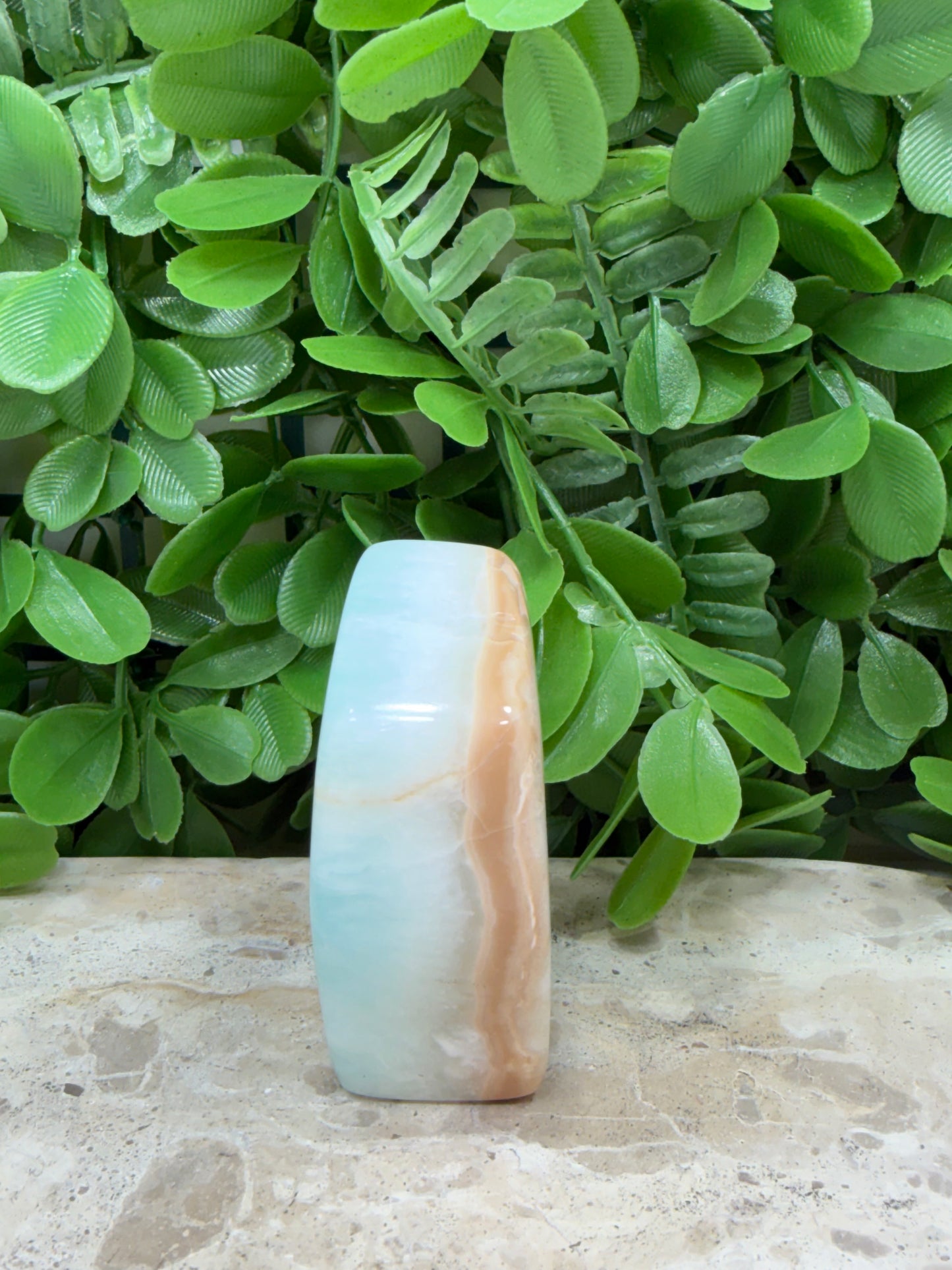 Aqua Caribbean Calcite Freeform 214g