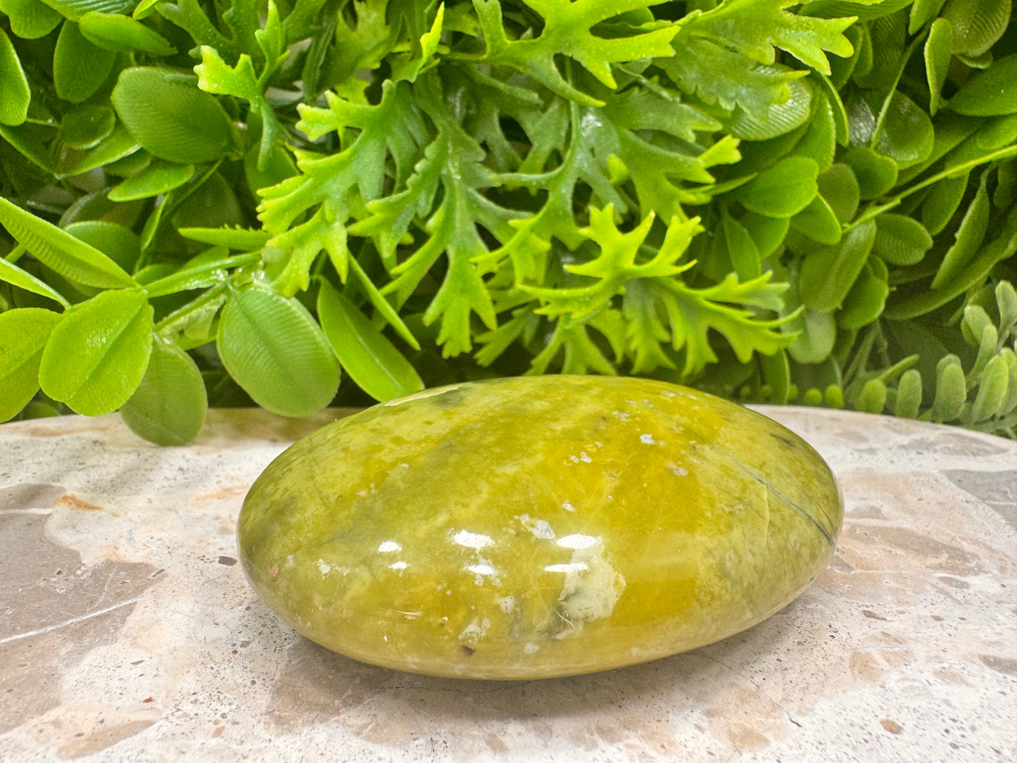 Green Jade Palm Stone 180g