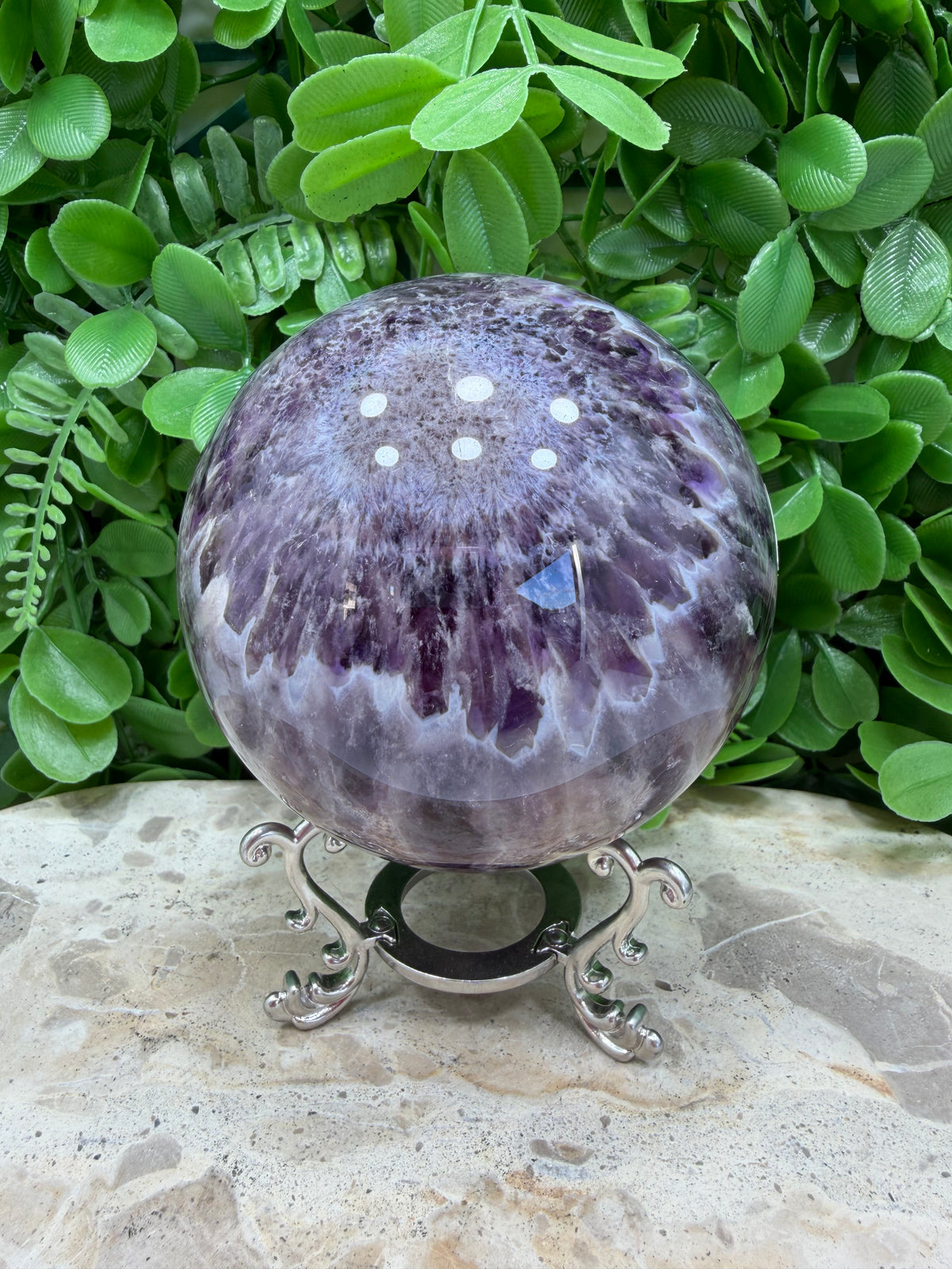 Flower Amethyst Sphere 1064g