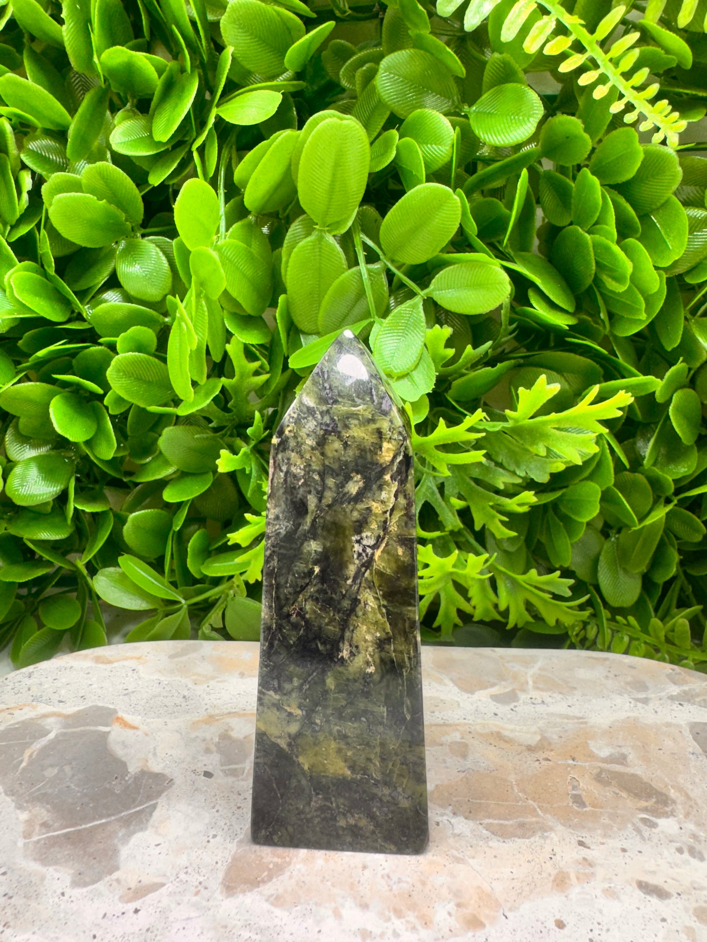 Nephrite Jade Tower 300g