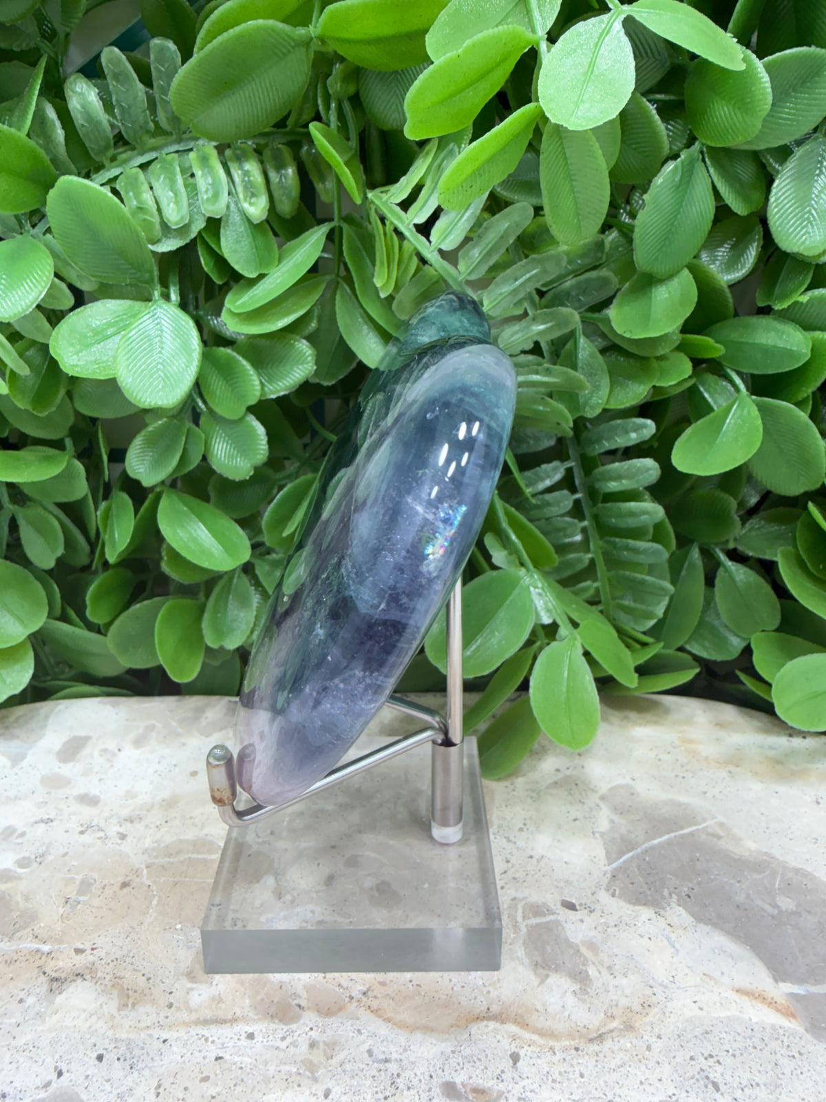 Rainbow Fluorite Heart 354g