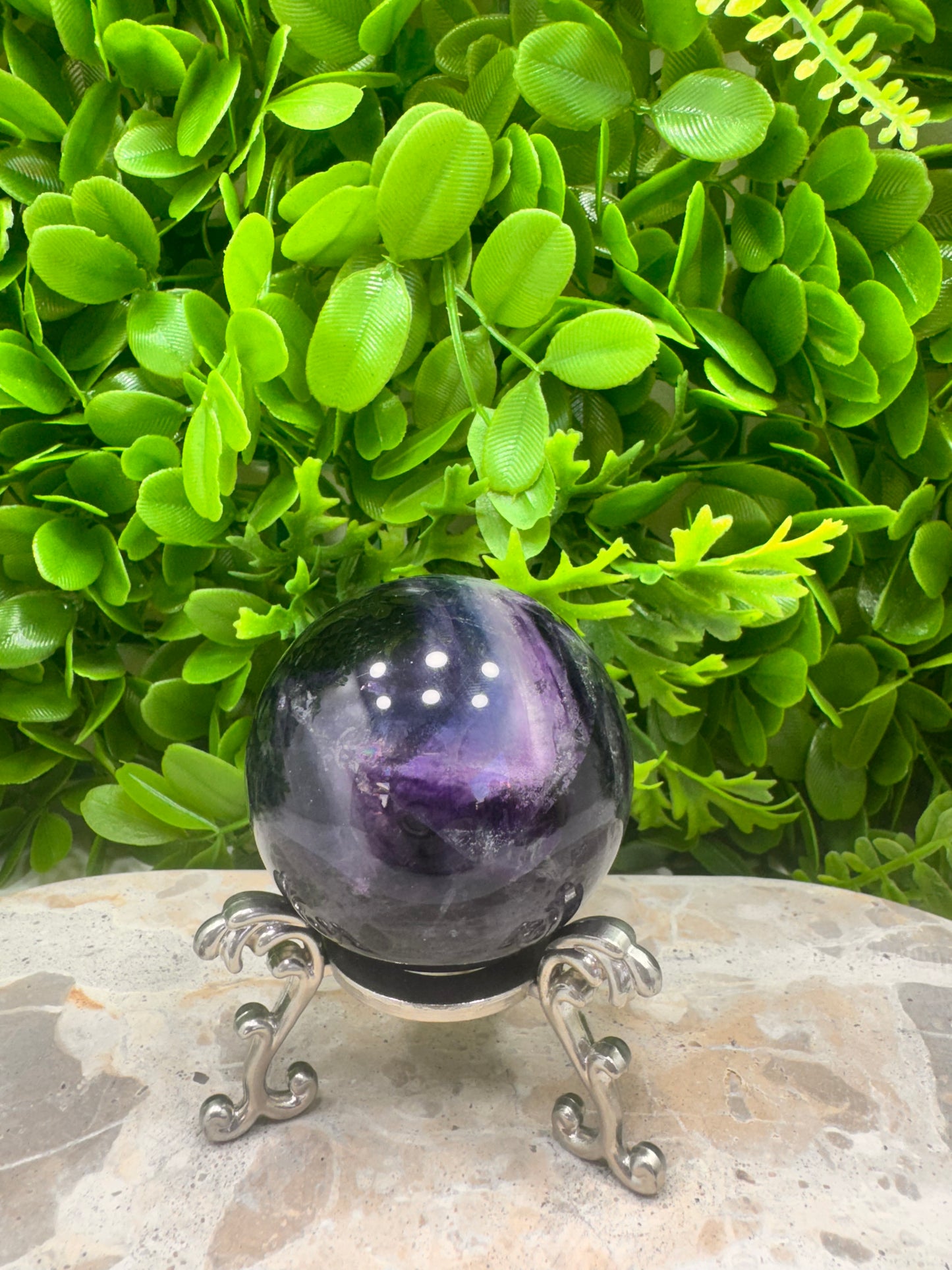 Purple Fluorite Sphere 362g