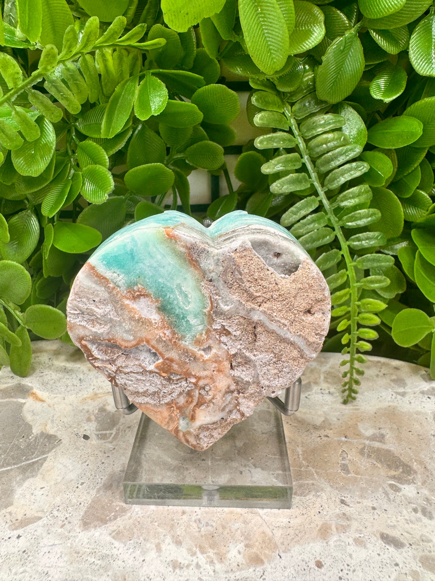 Hemimorphite Heart 172g