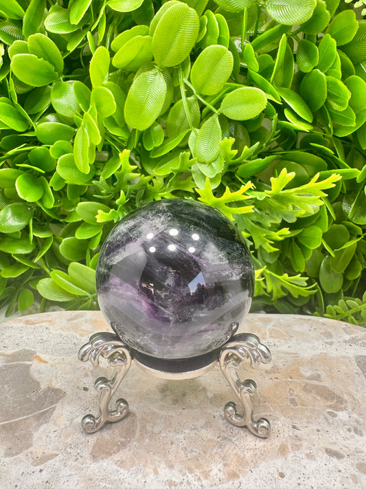 Purple Fluorite Sphere 362g