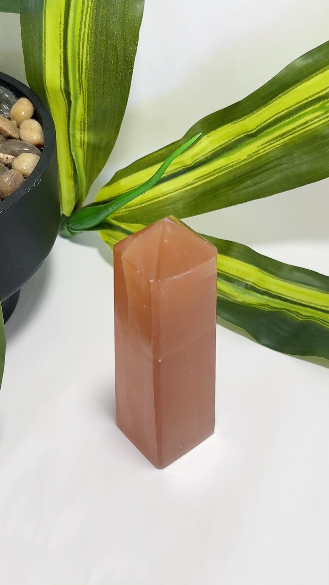 Honey Calcite Tower 294g