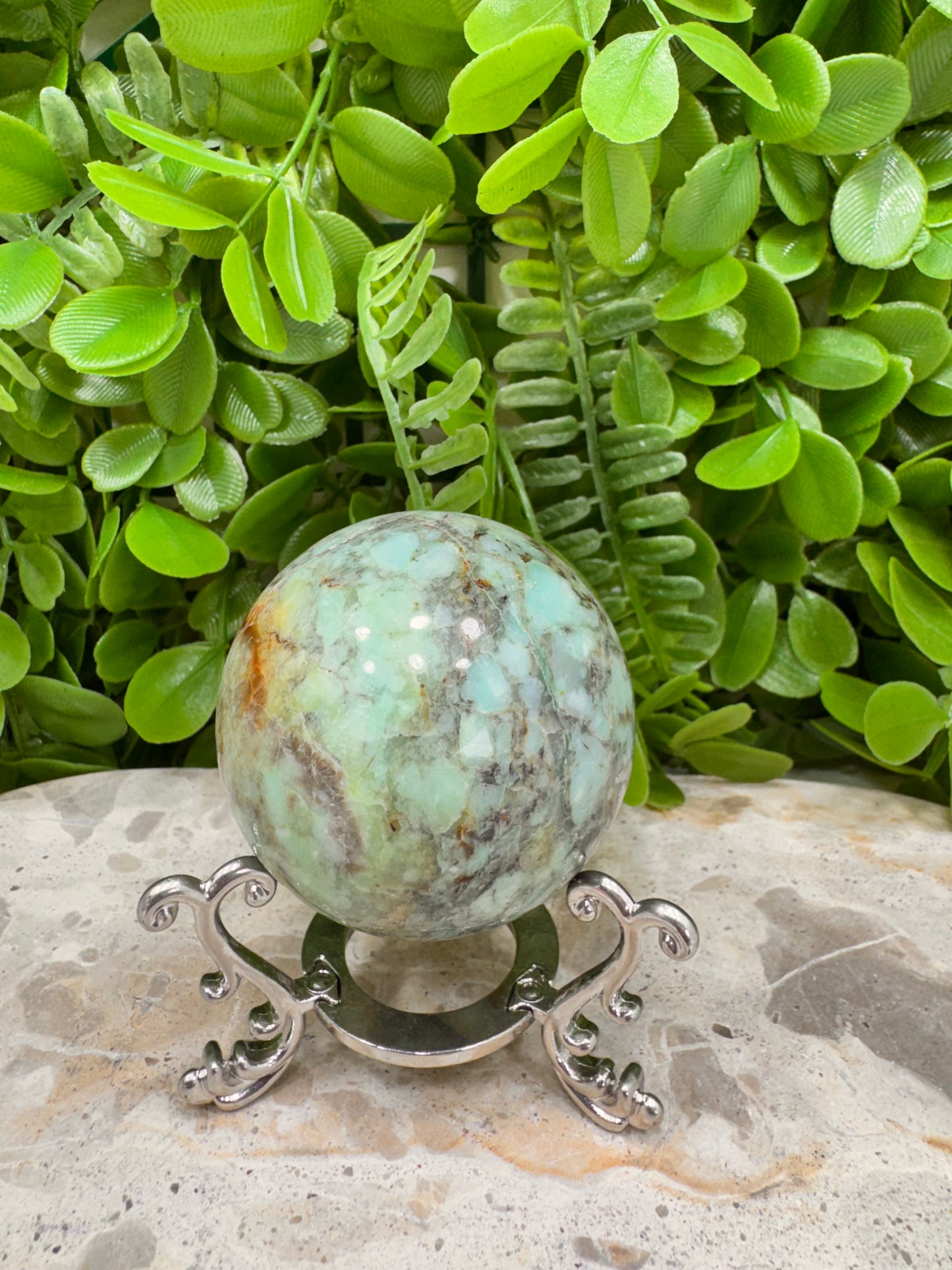 Turquoise Sphere 252g