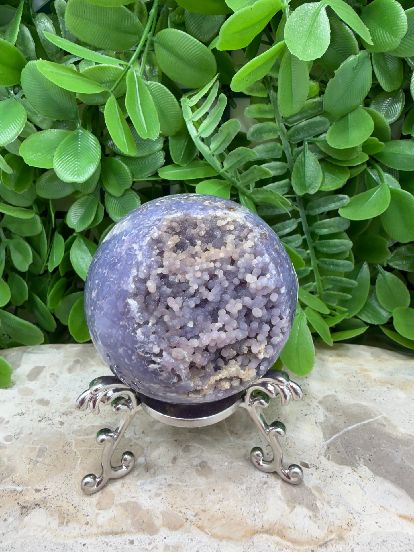 Grape Agate Sphere 342g