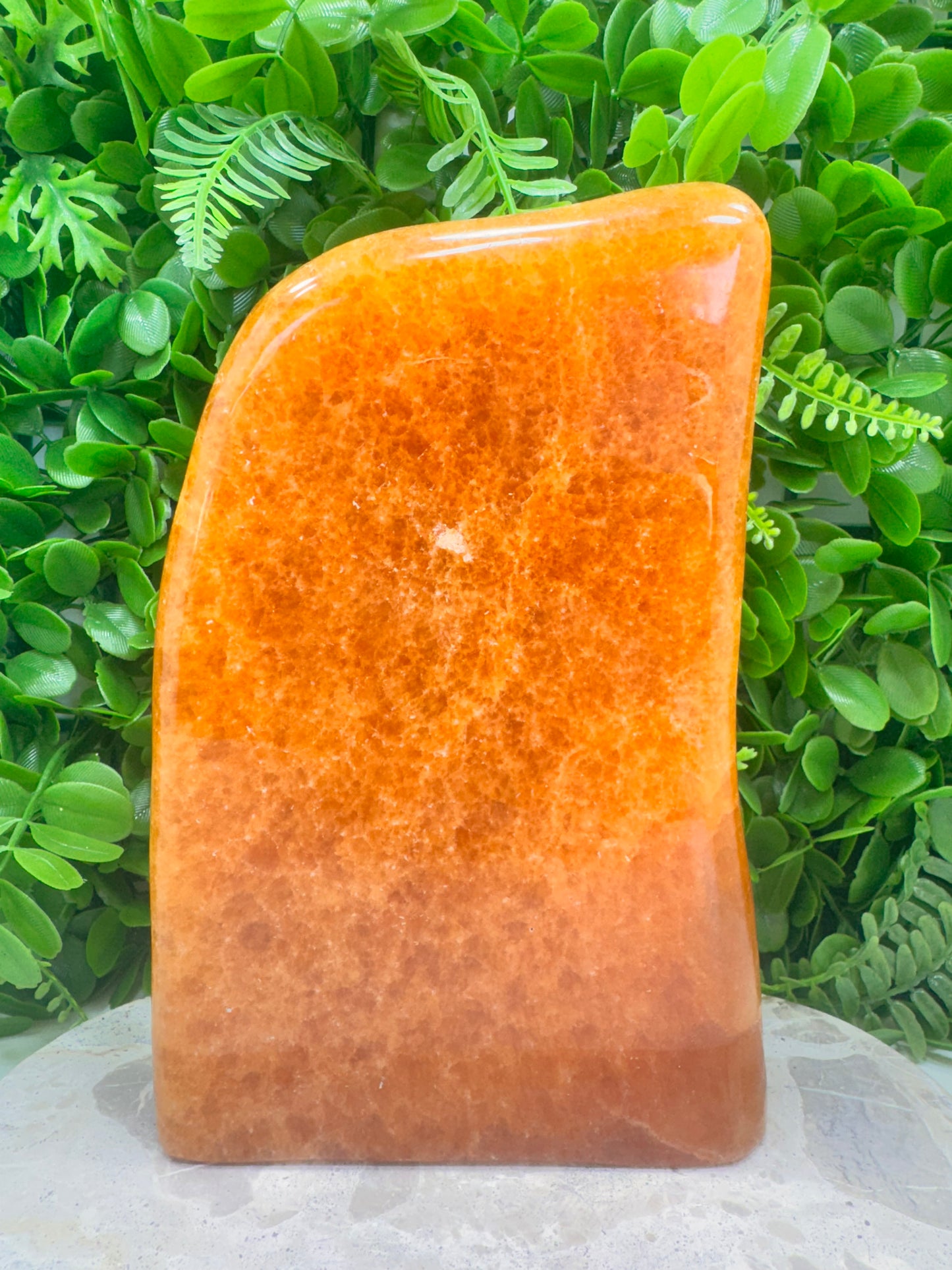 Crystalized Orange Calcite Freeform 2392g