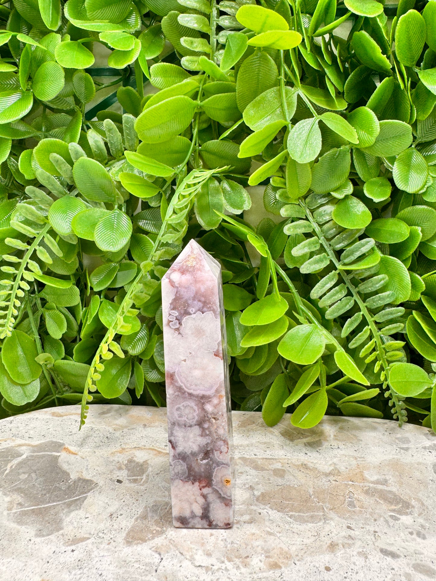 Flower Agate Point 126g