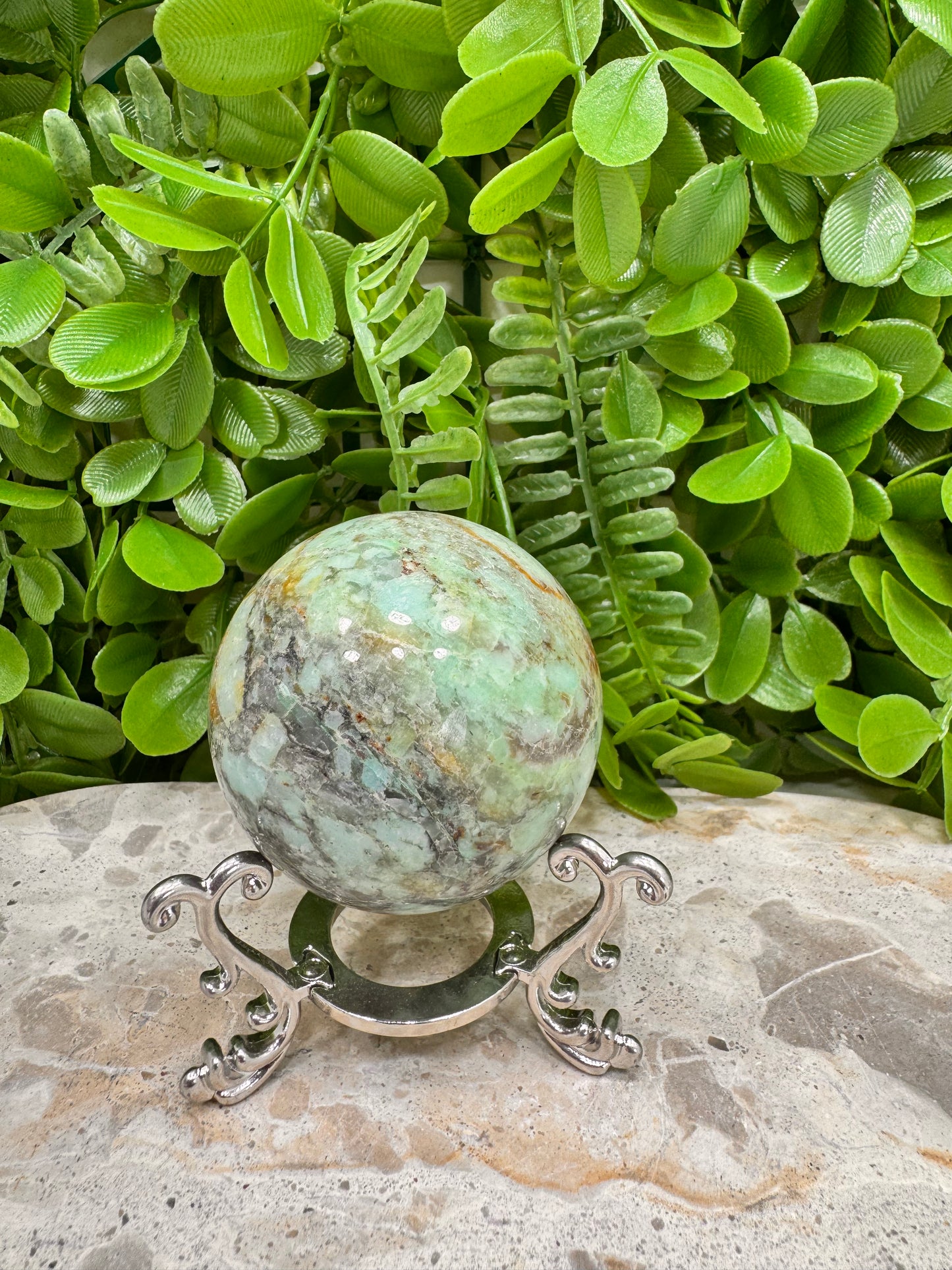 Turquoise Sphere 252g