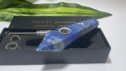Lapis Lazuli Gemstone Pipe