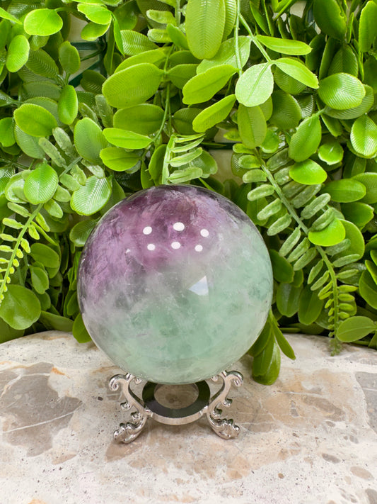 Rainbow Fluorite  Sphere 750g