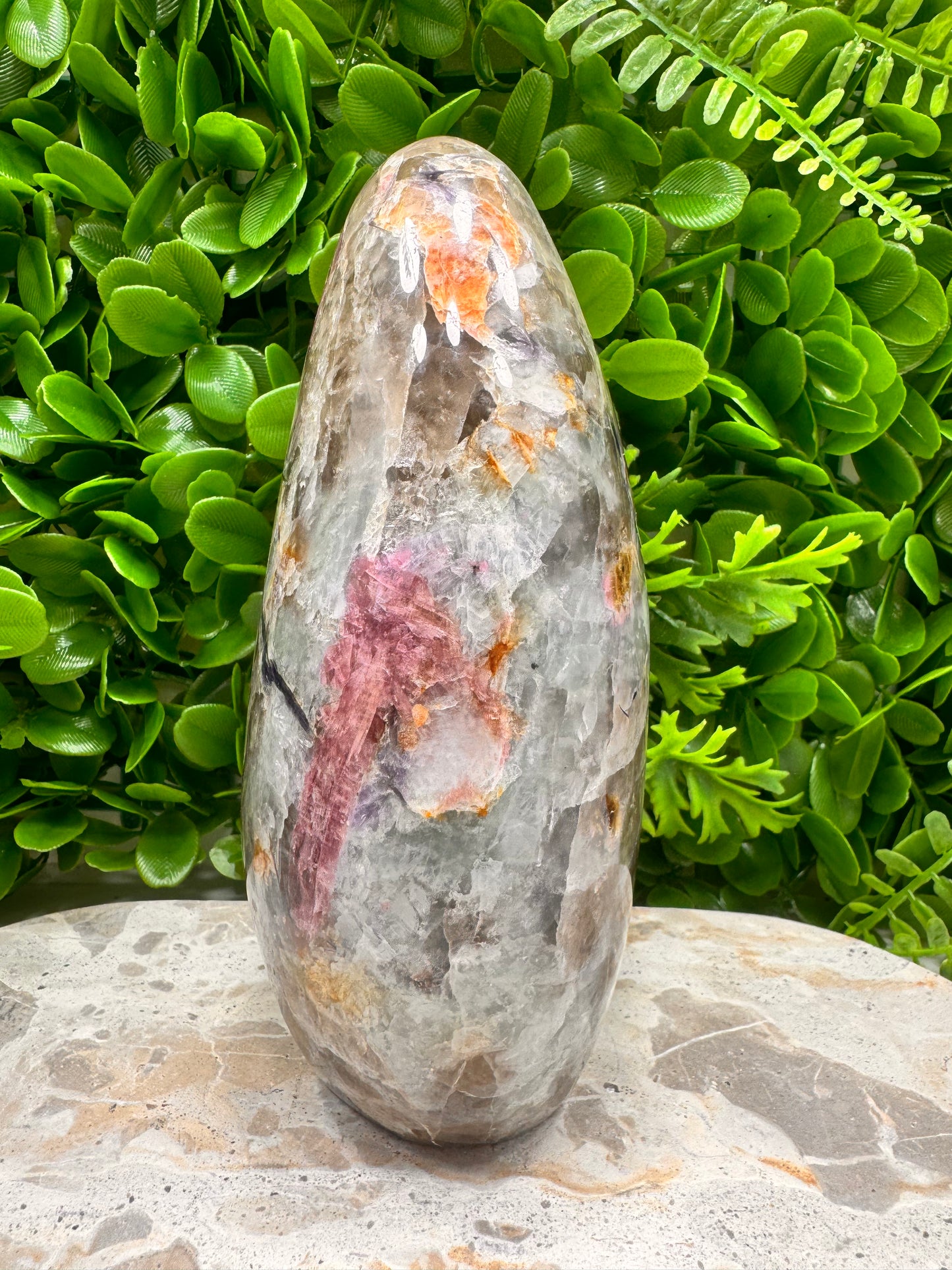 Aquamarine/Smokey Quartz /Amethyst/ Pink Tourmaline Freeform 1972g