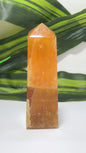 Crystalized Orange Calcite Tower 256g