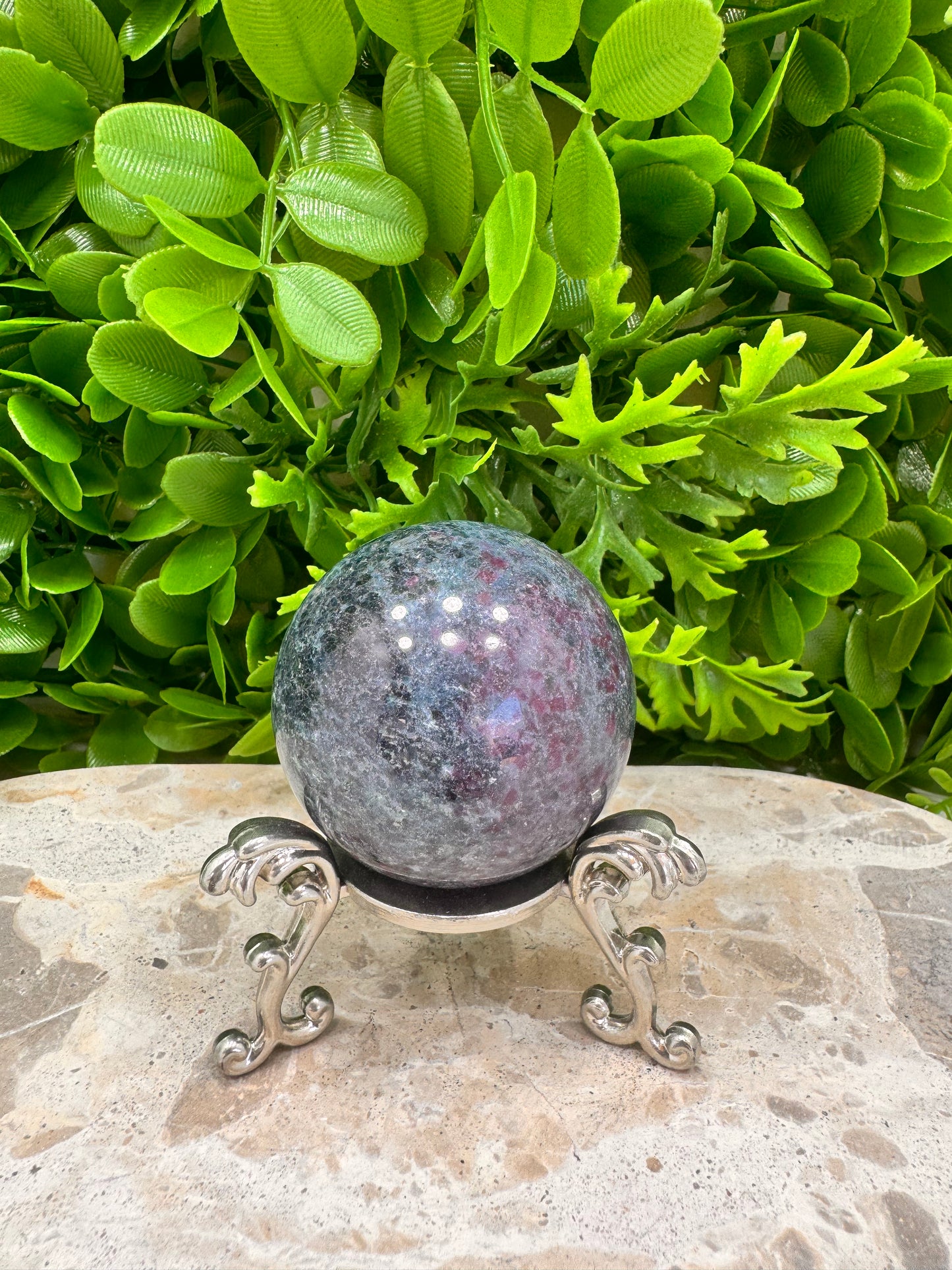Ruby in Kyanite Sphere 282g