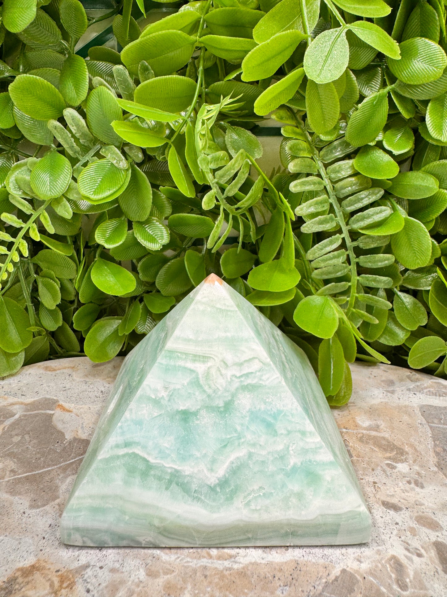 Caribbean Calcite Pyramid 720g