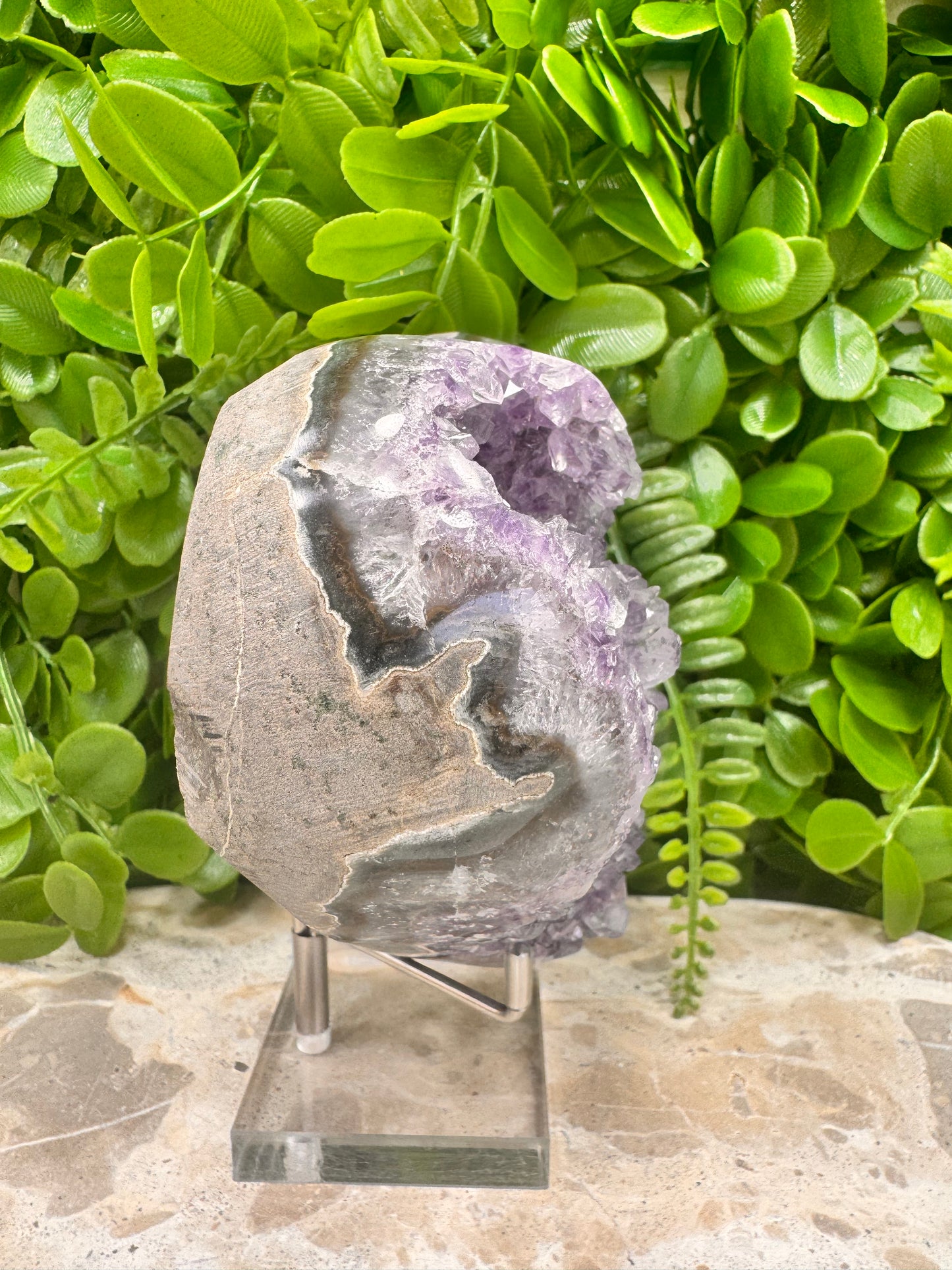 Amethyst Druzy Heart 910g