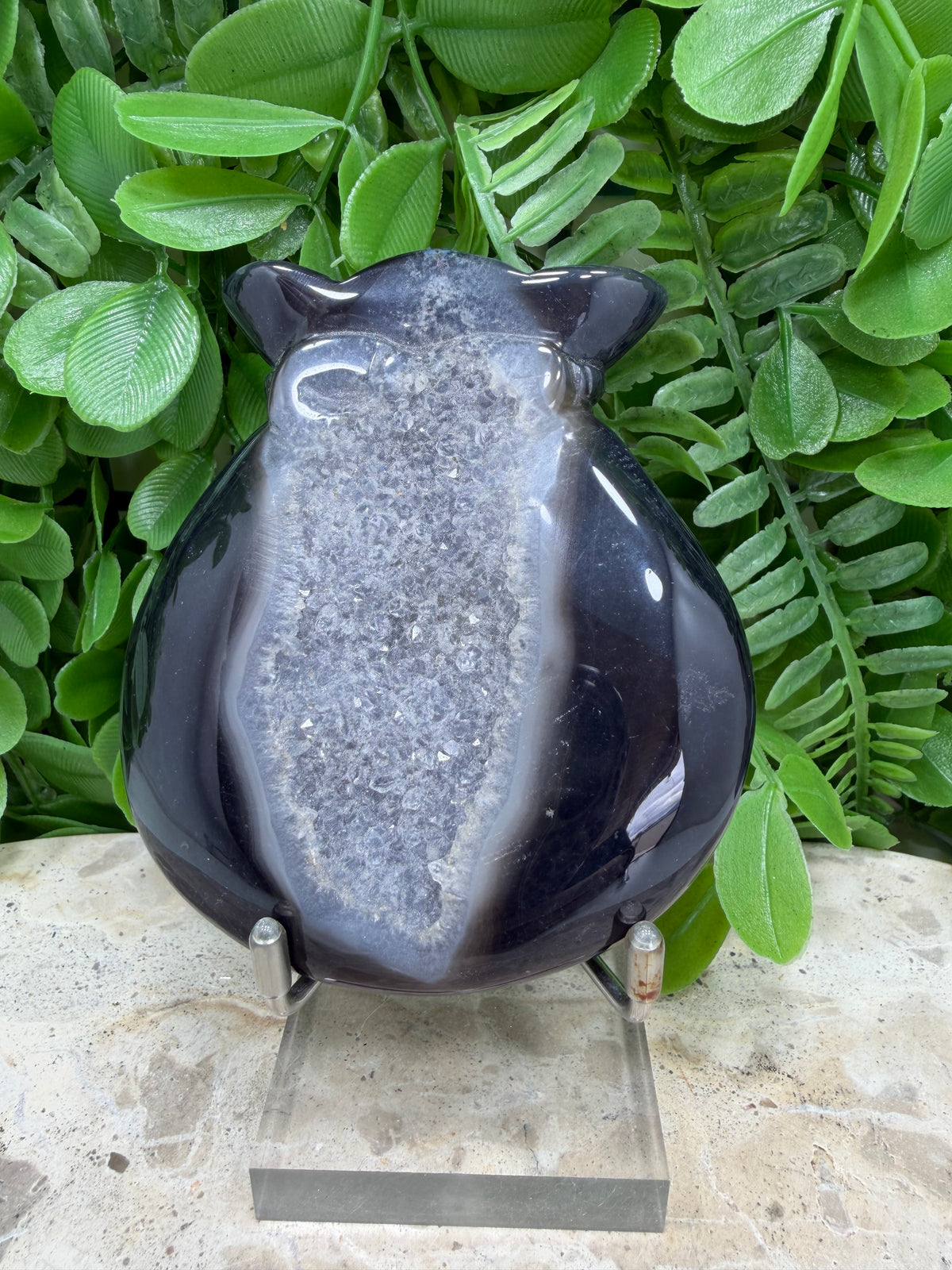 Druzy Agate Money Bag | Balance • Protection • Grounding