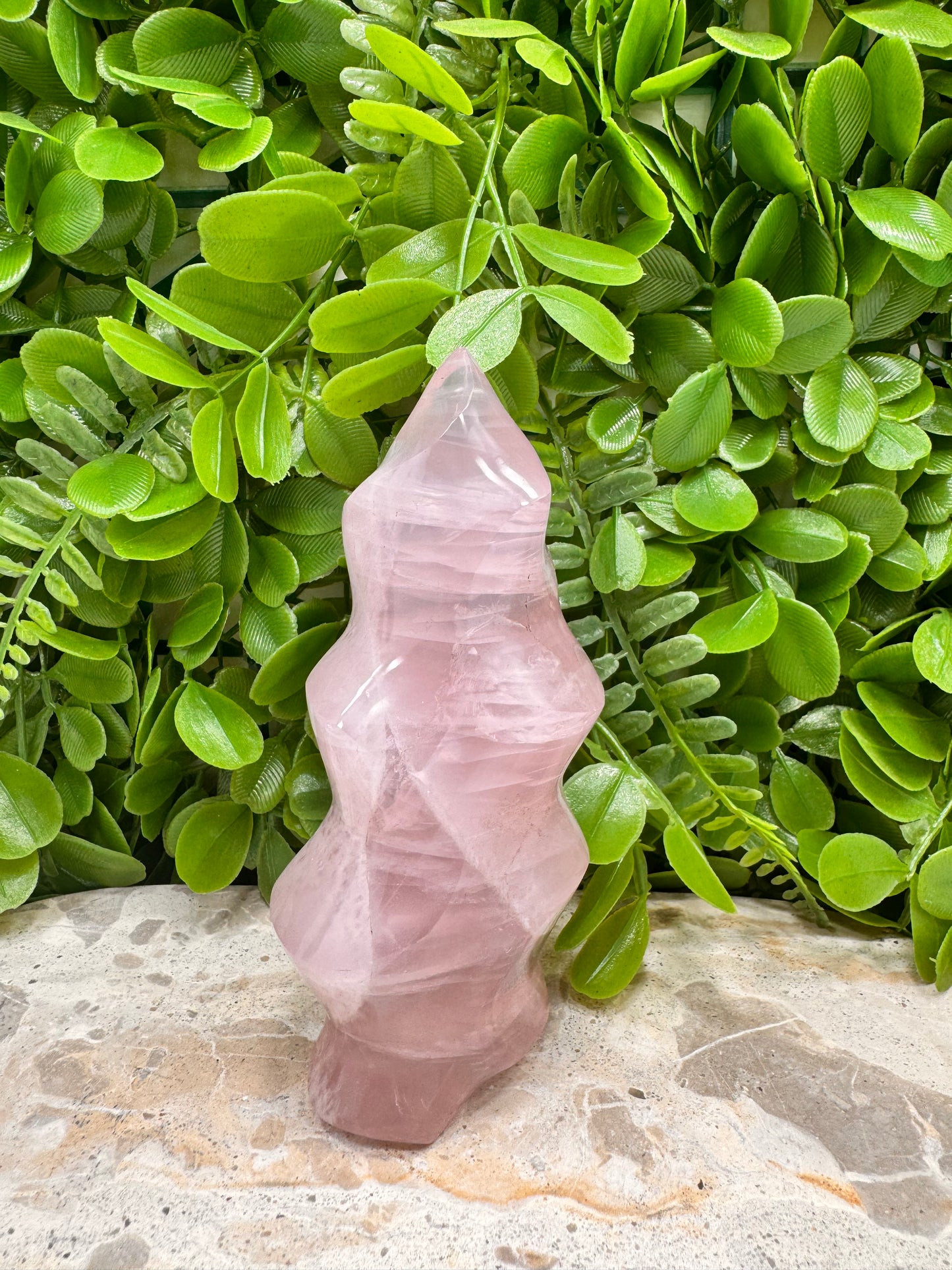 Lavender Rose Quartz Flame 420g