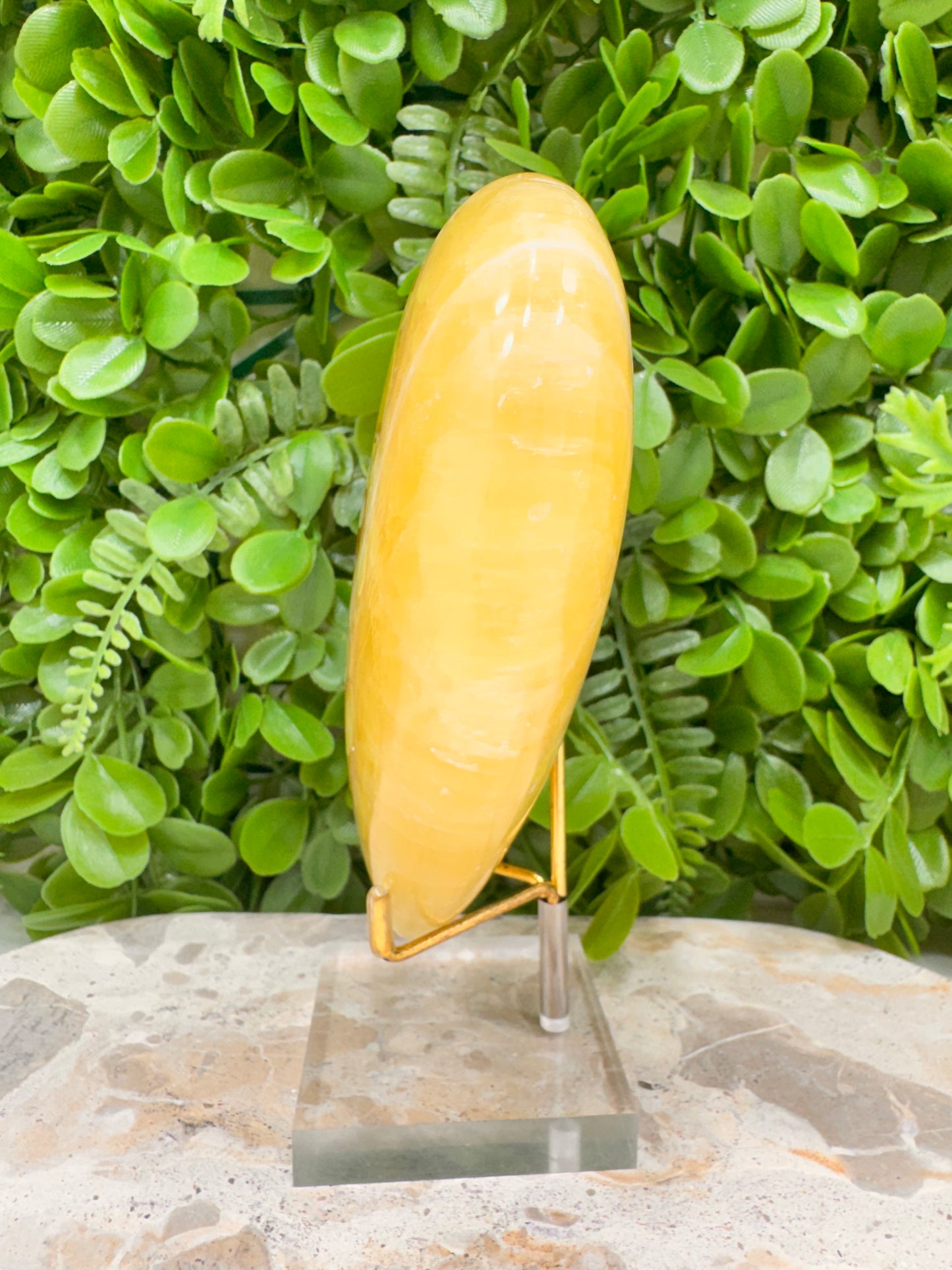 Lemon Calcite Heart 1316g