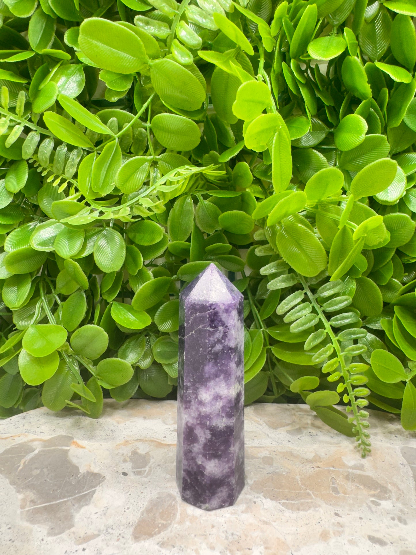 Lepidolite Point 128g