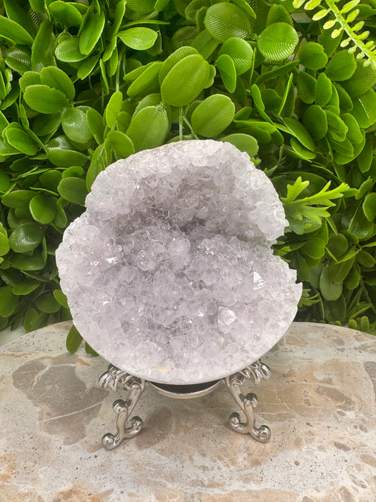 Druzy Amethyst Half Sphere 568g