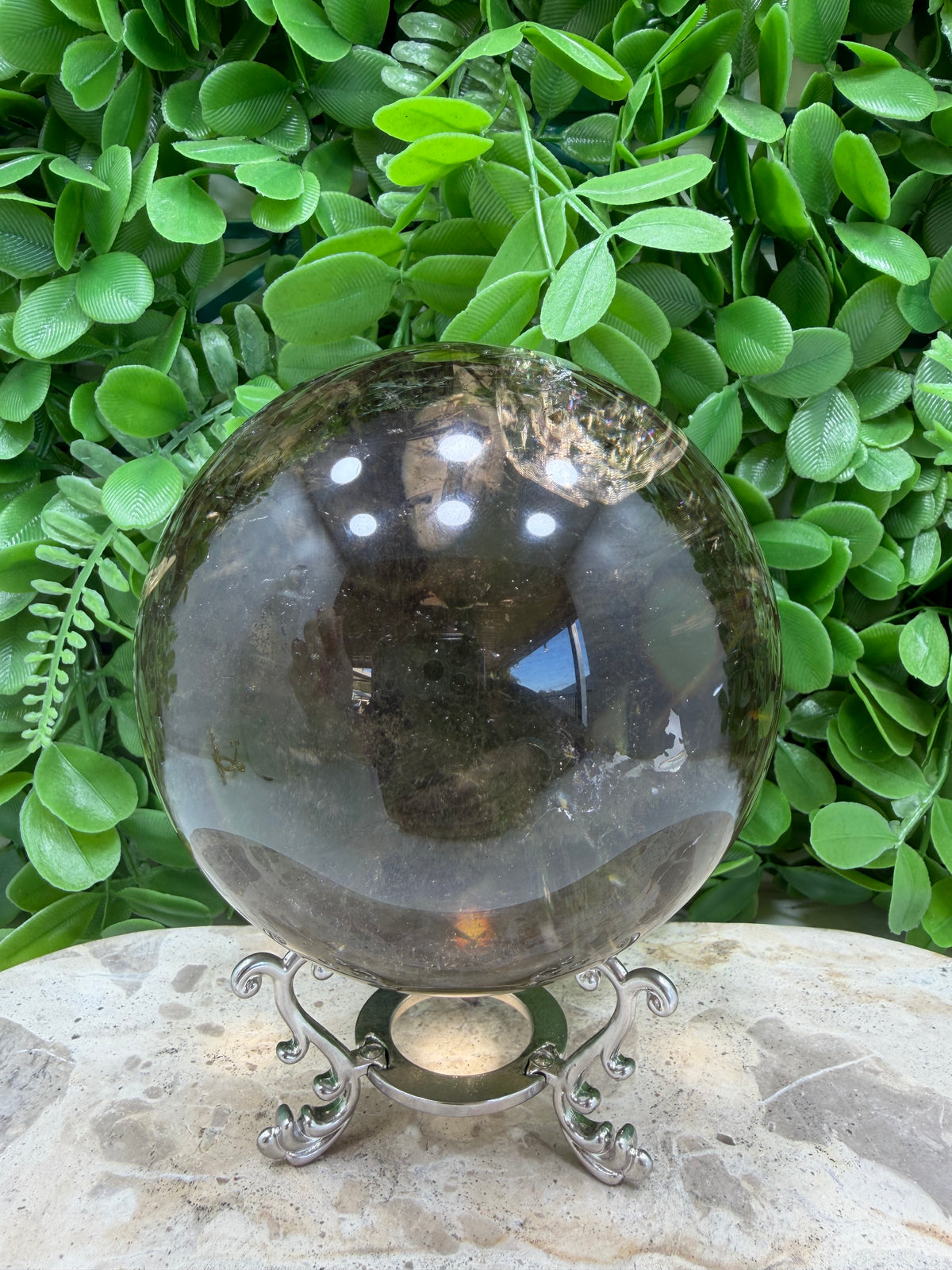 Smokey Quartz Sphere 1596g | Grounding • Protection • Calm