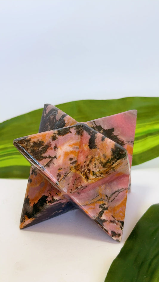 Rhodonite Merkaba 410g