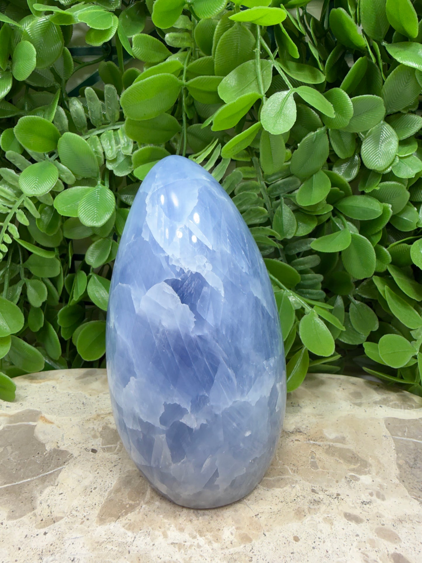 Blue Calcite Freeform 1026g