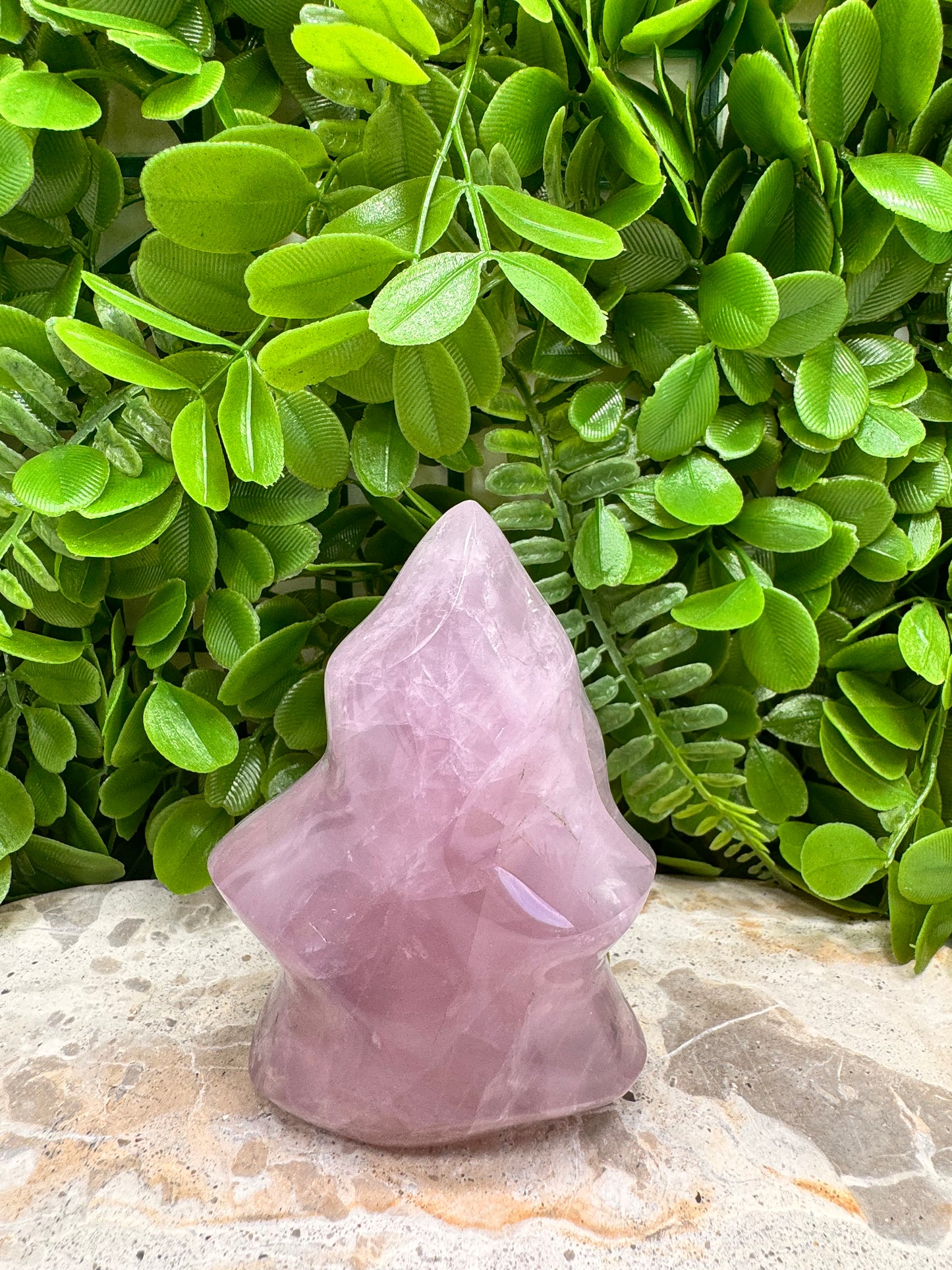 Lavender Rose Quartz Flame 444g