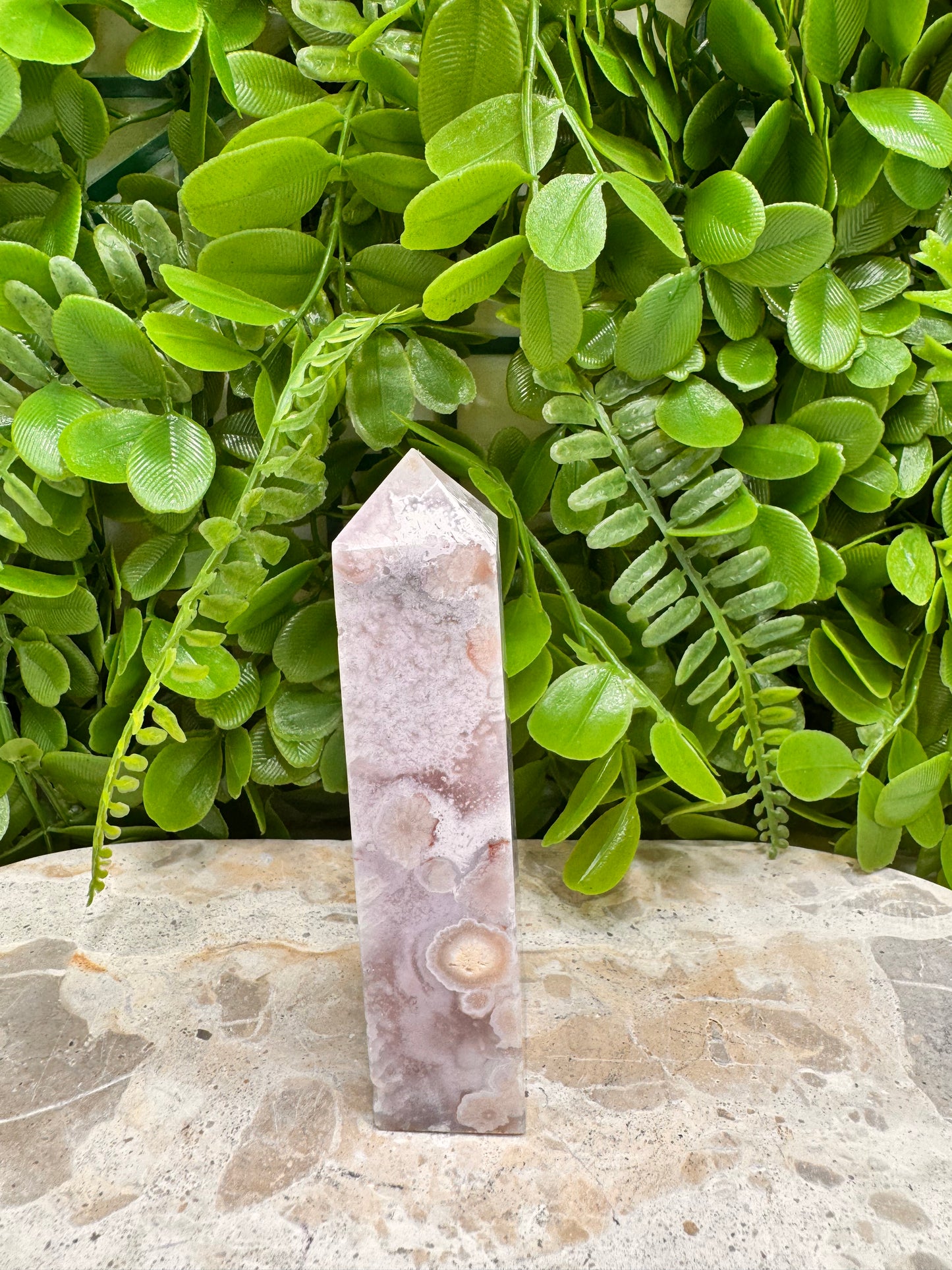 Flower Agate Point 158g