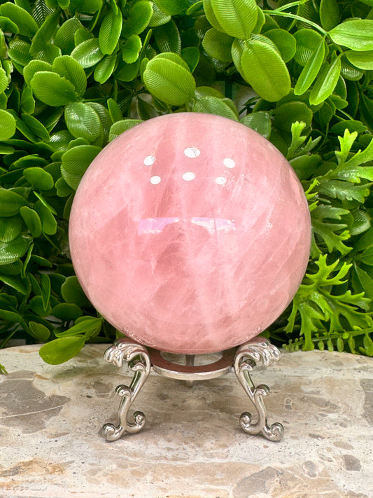 Rose Quartz Sphere 1220g