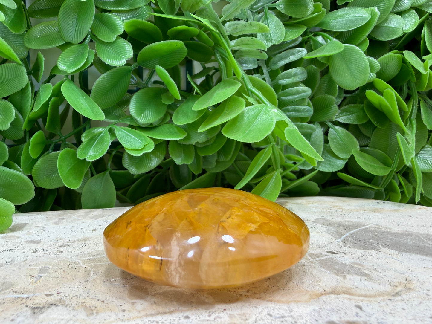 Golden Healer Palm Stone 80g