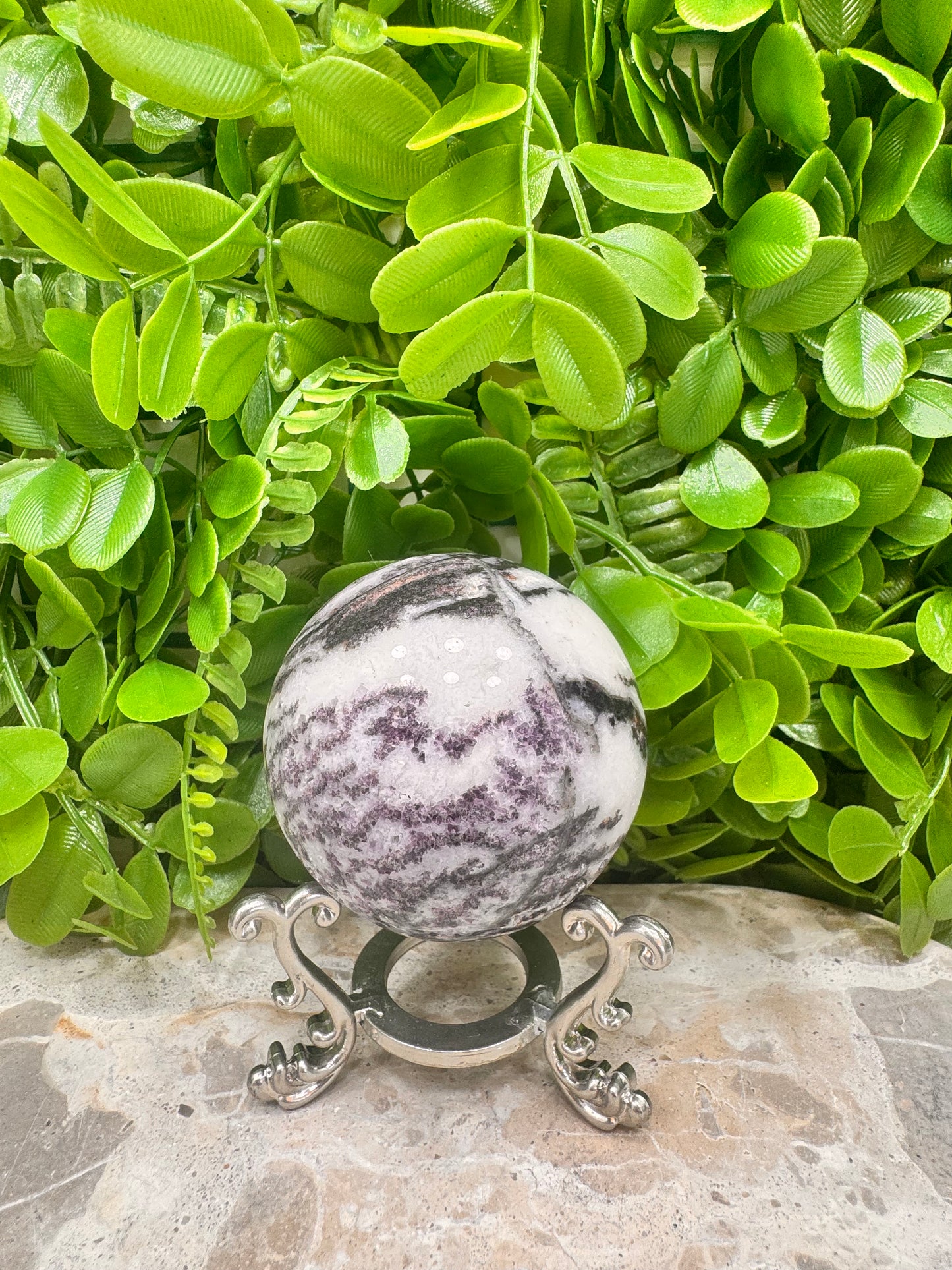 Zebra Jasper Sphere 390g