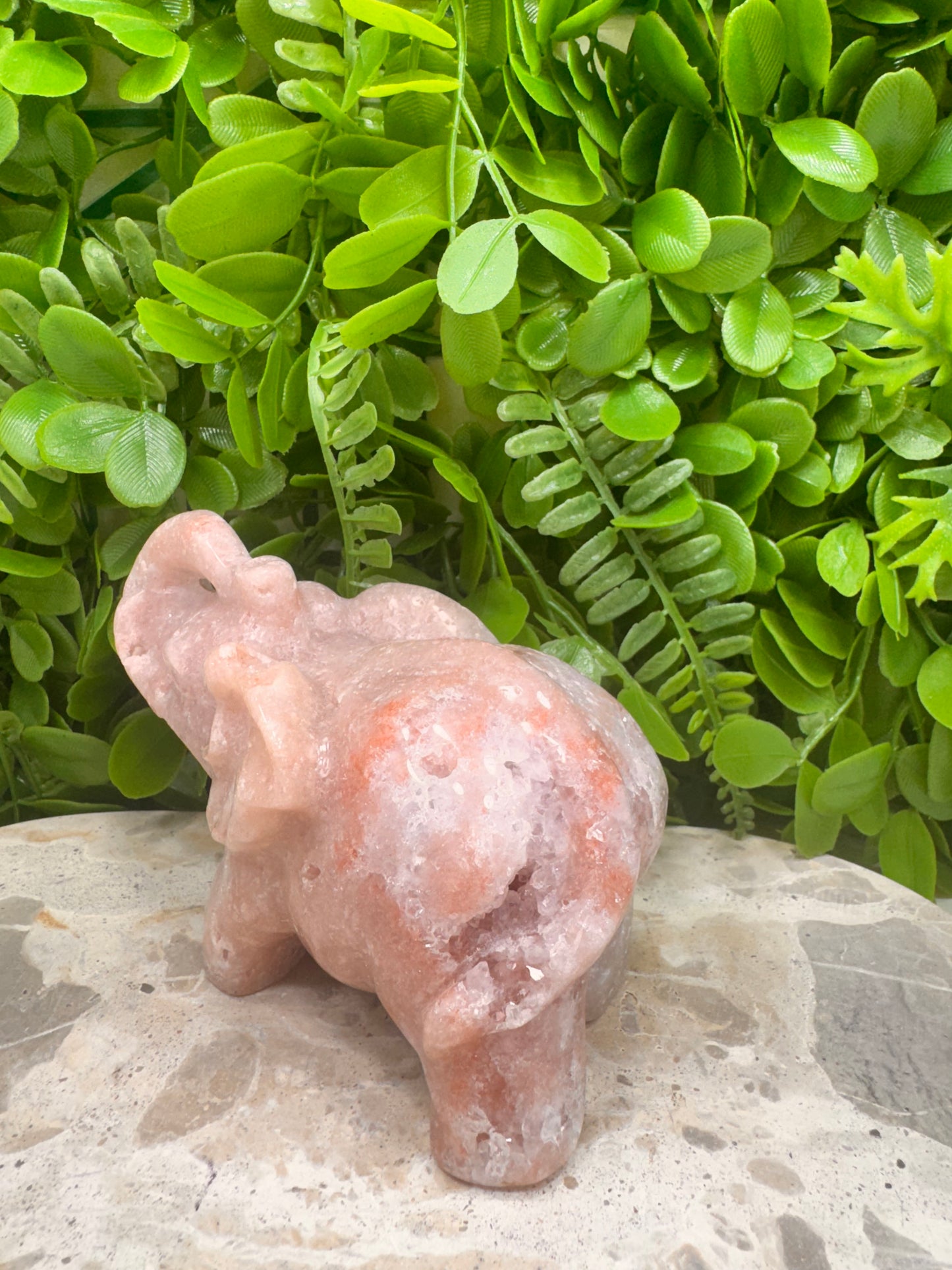 Pink Amethyst Elephant 626g