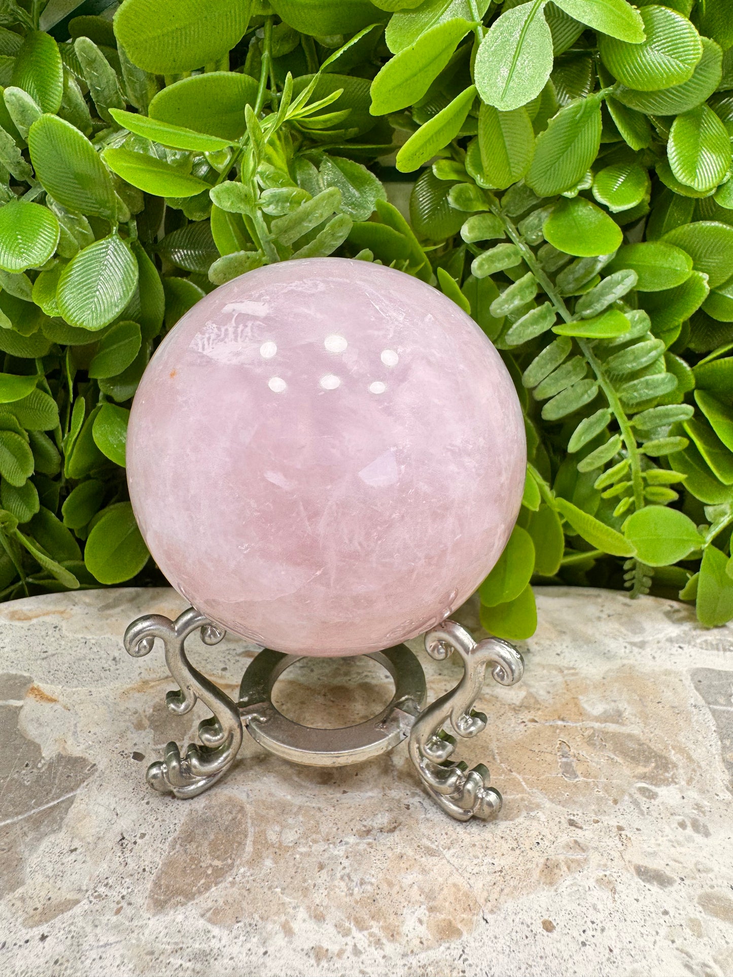 Rose Quartz Sphere 526g