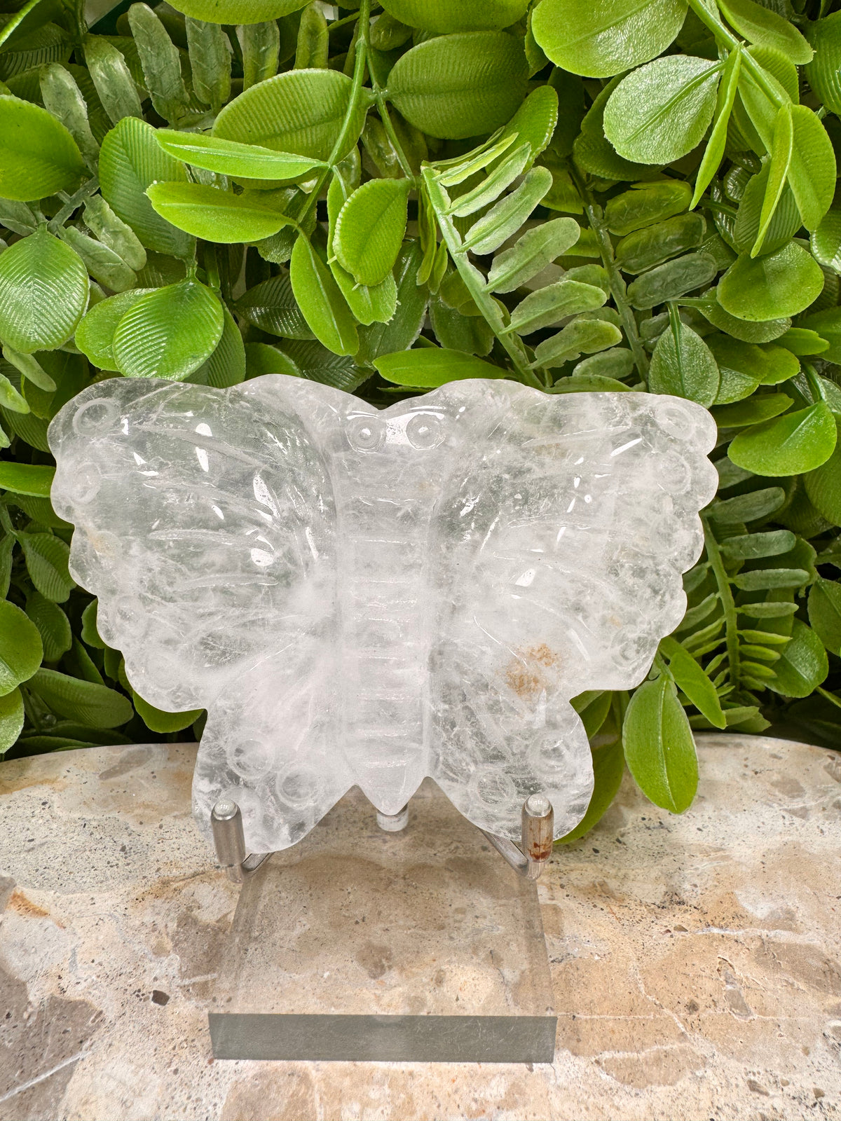 Clear Quartz Butterfly | Clarity • Amplification • Healing
