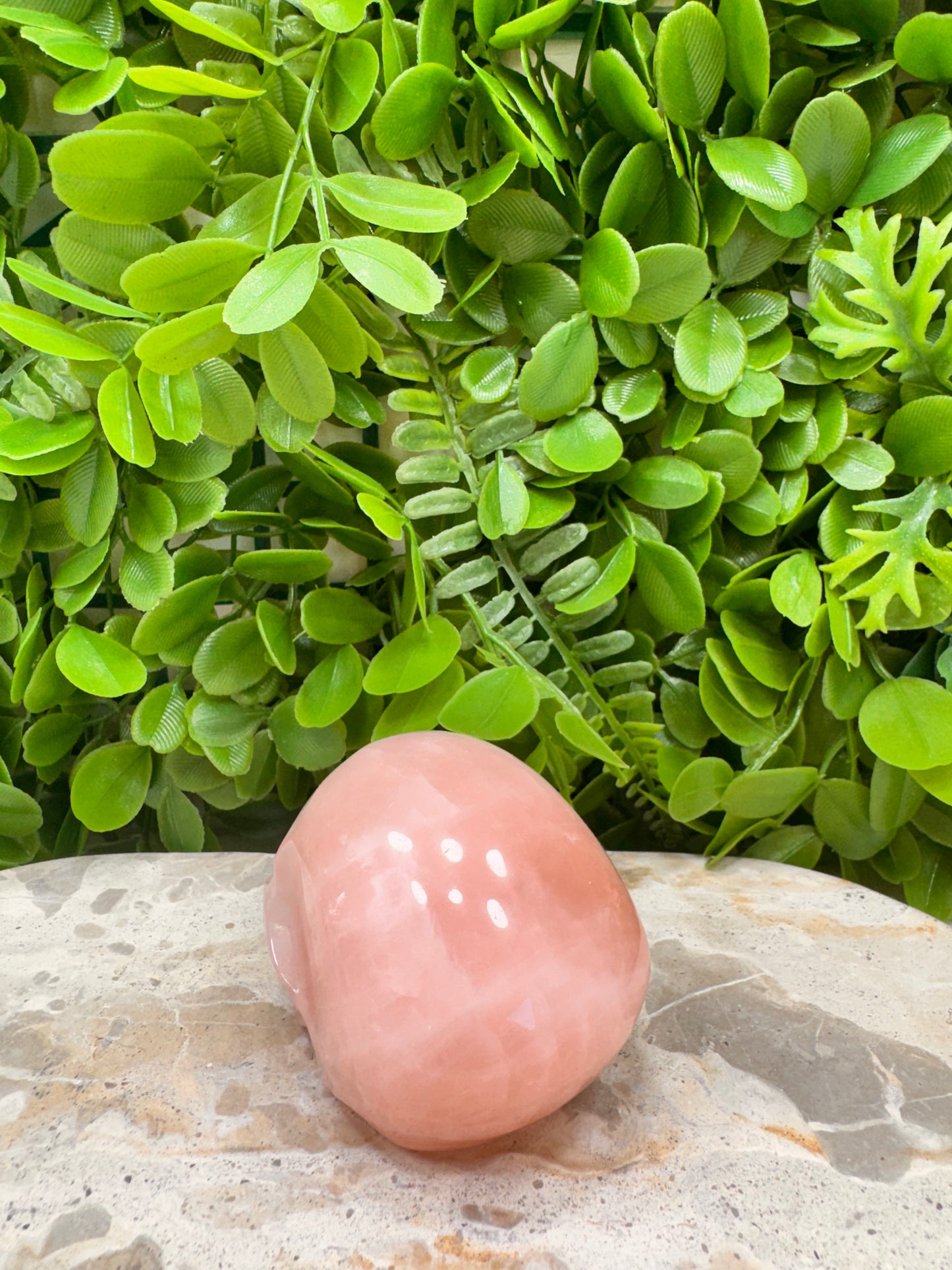 Rose Quartz Skull 350g
