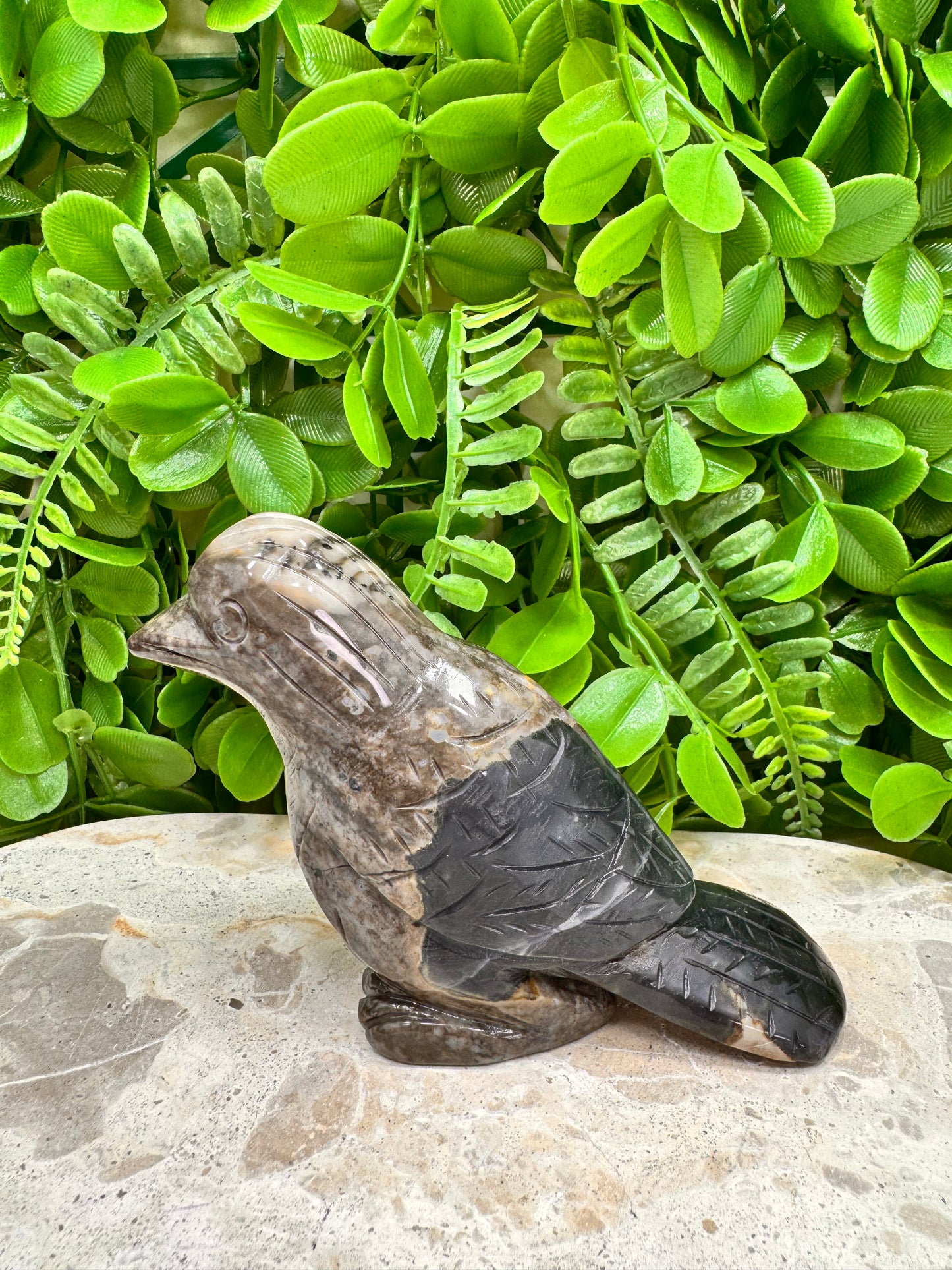 Volcanic Agate Bird 344g