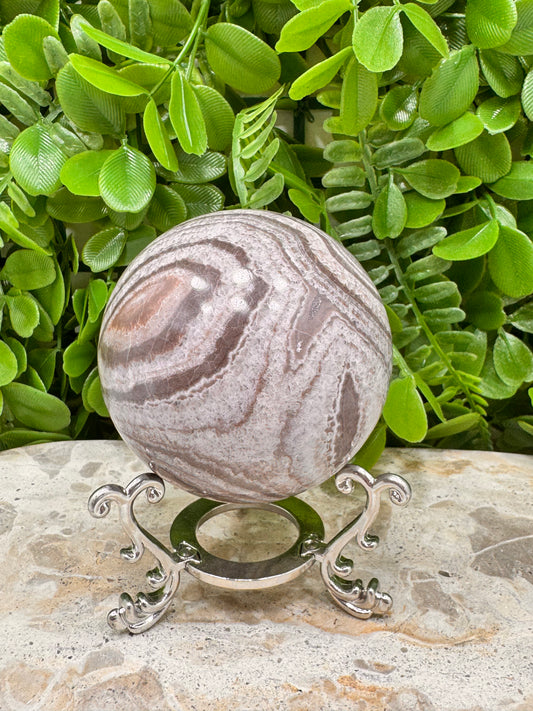 Chocolate Aragonite Sphere 412g