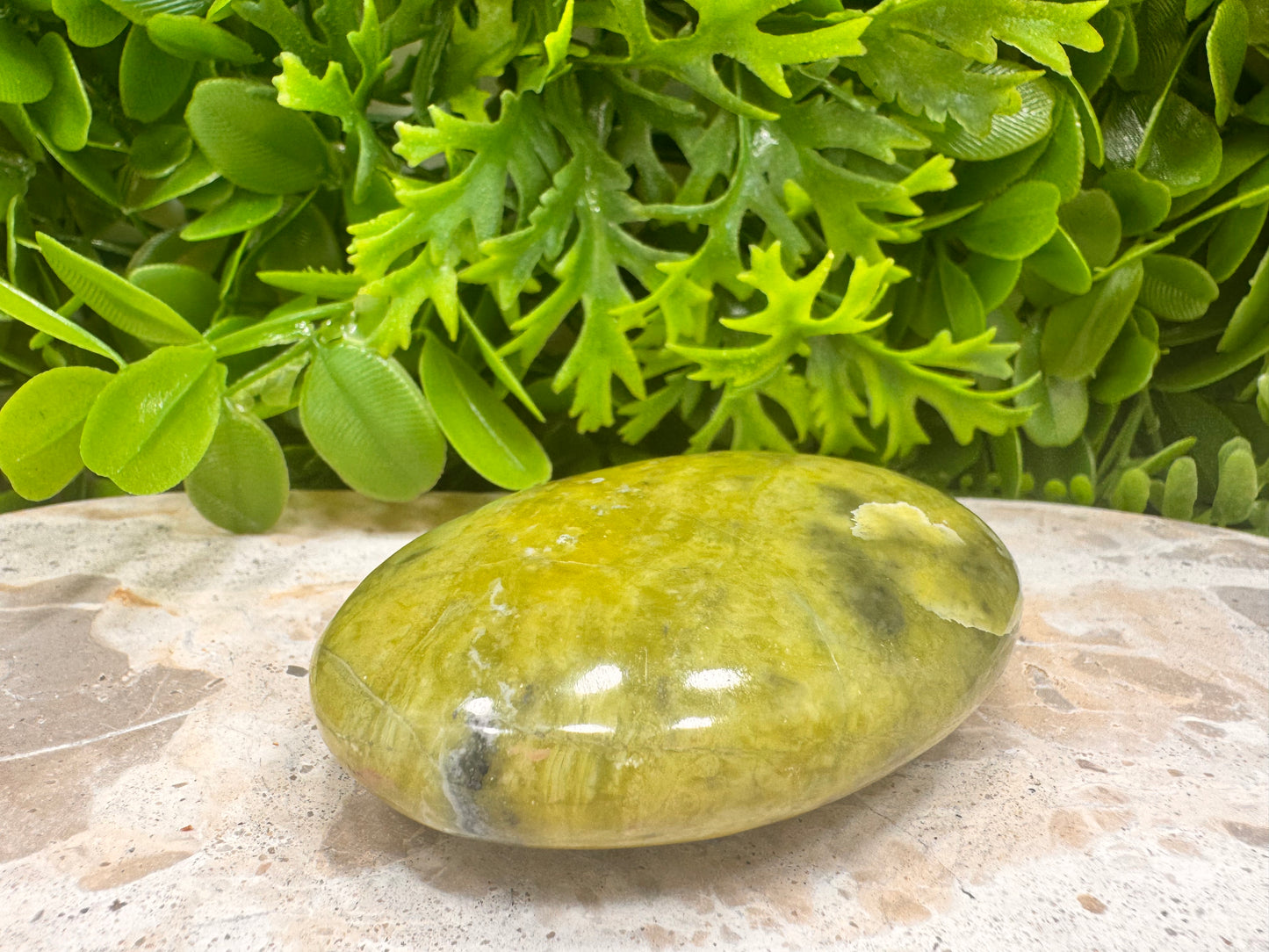Green Jade Palm Stone 180g