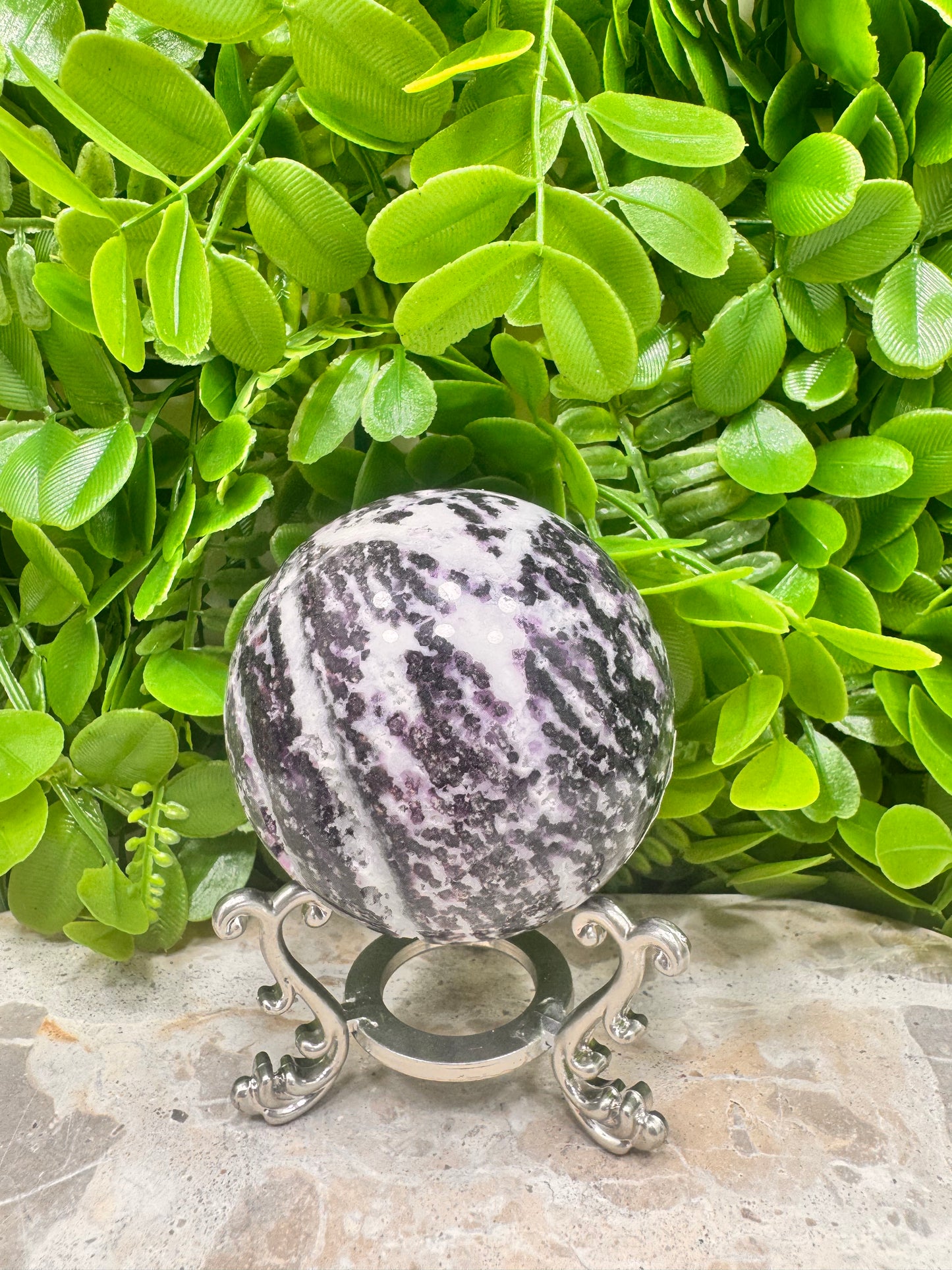 Zebra Jasper Sphere 488g