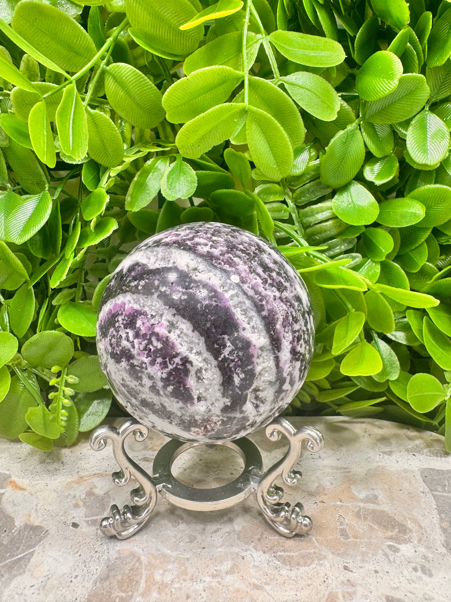 Zebra Jasper Sphere 488g