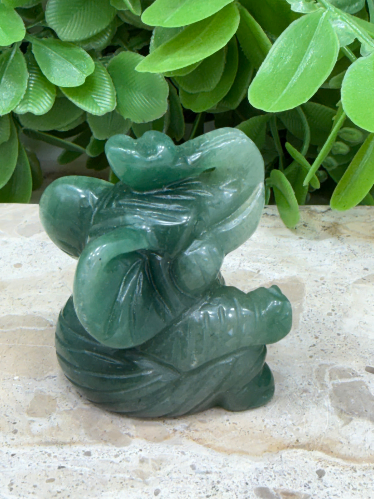 Green Aventurine Elephant 84g | Luck • Abundance • Opportunity