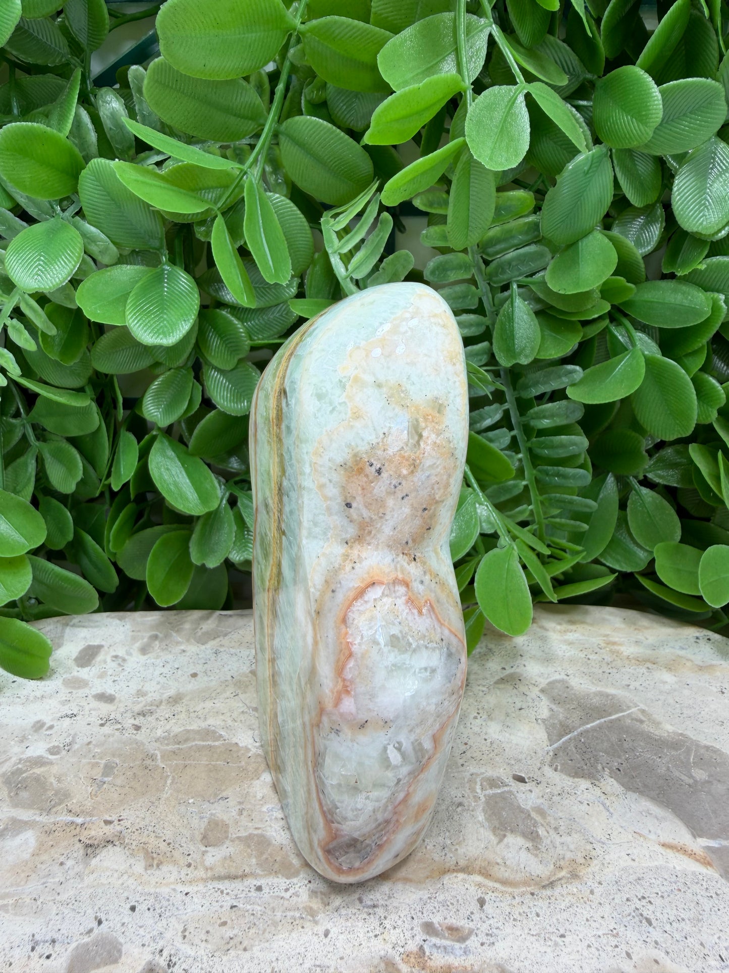 Ocean Green Calcite Freeform 412g