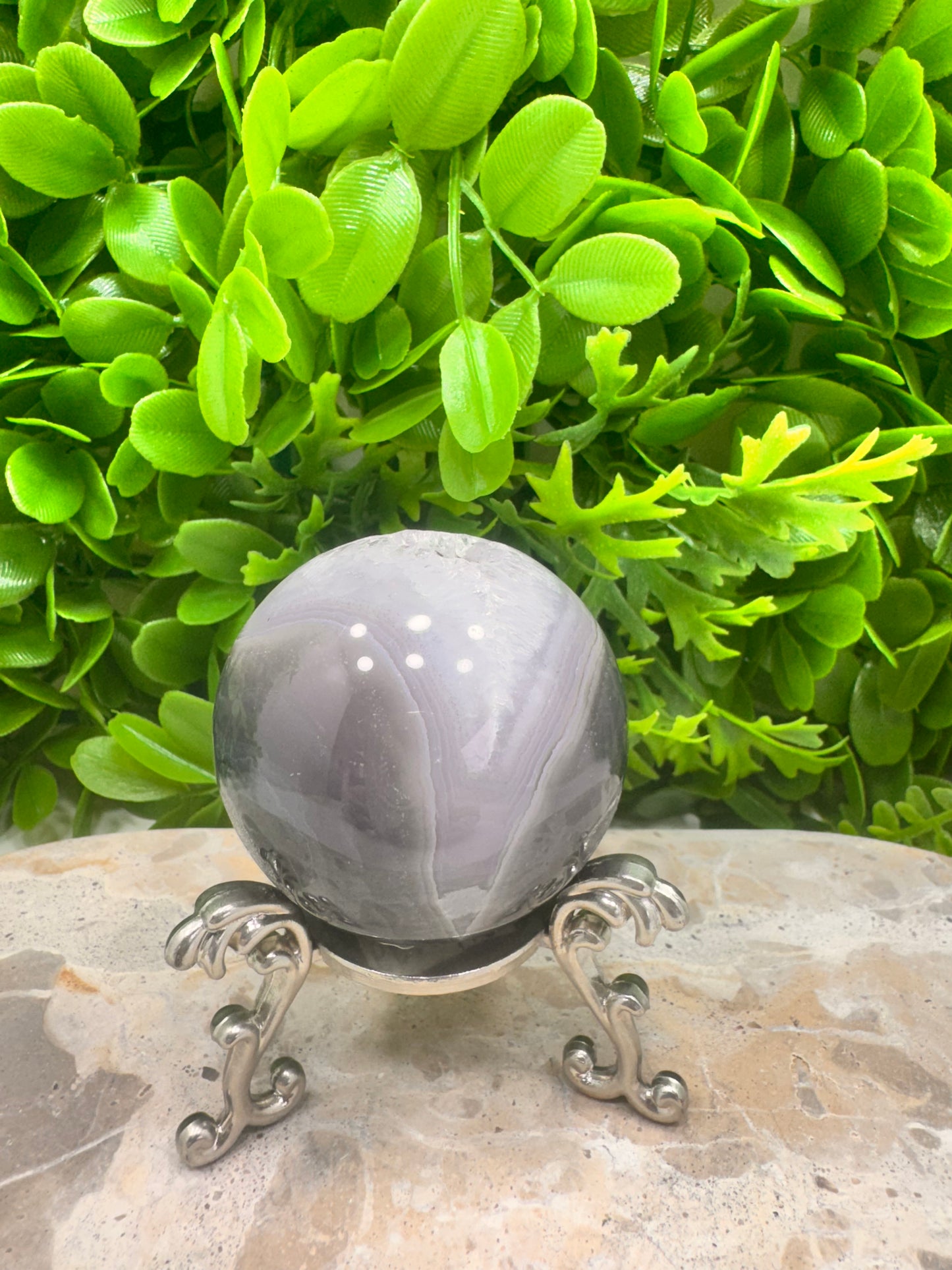 Druzy Agate Sphere 254g