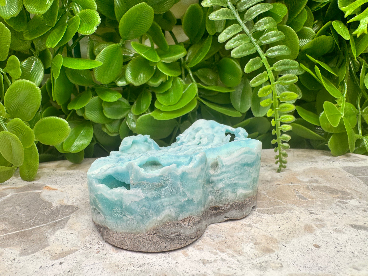 Hemimorphite Heart 199g